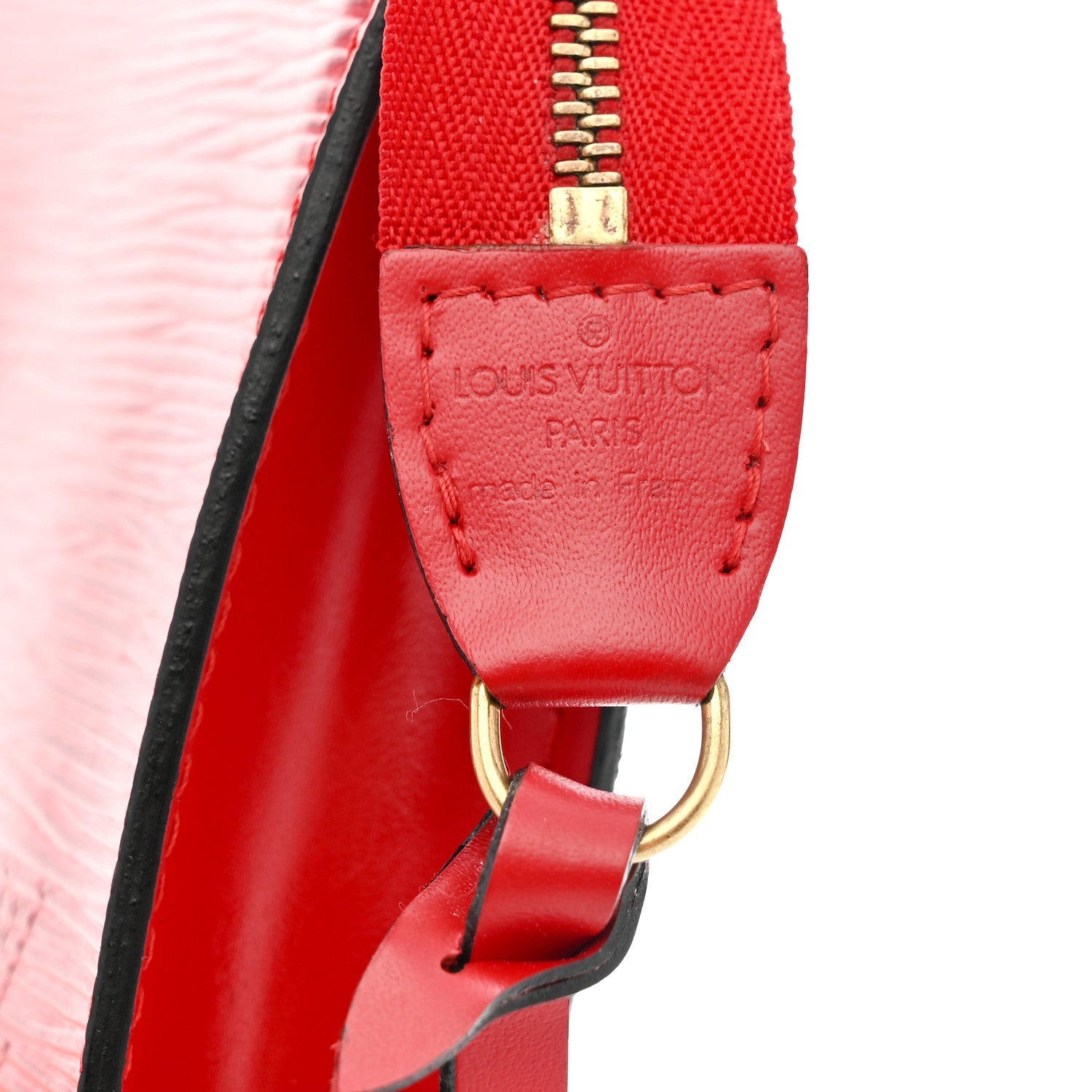 Louis Vuitton Epi Pochette Accessories 21 Castillan Red