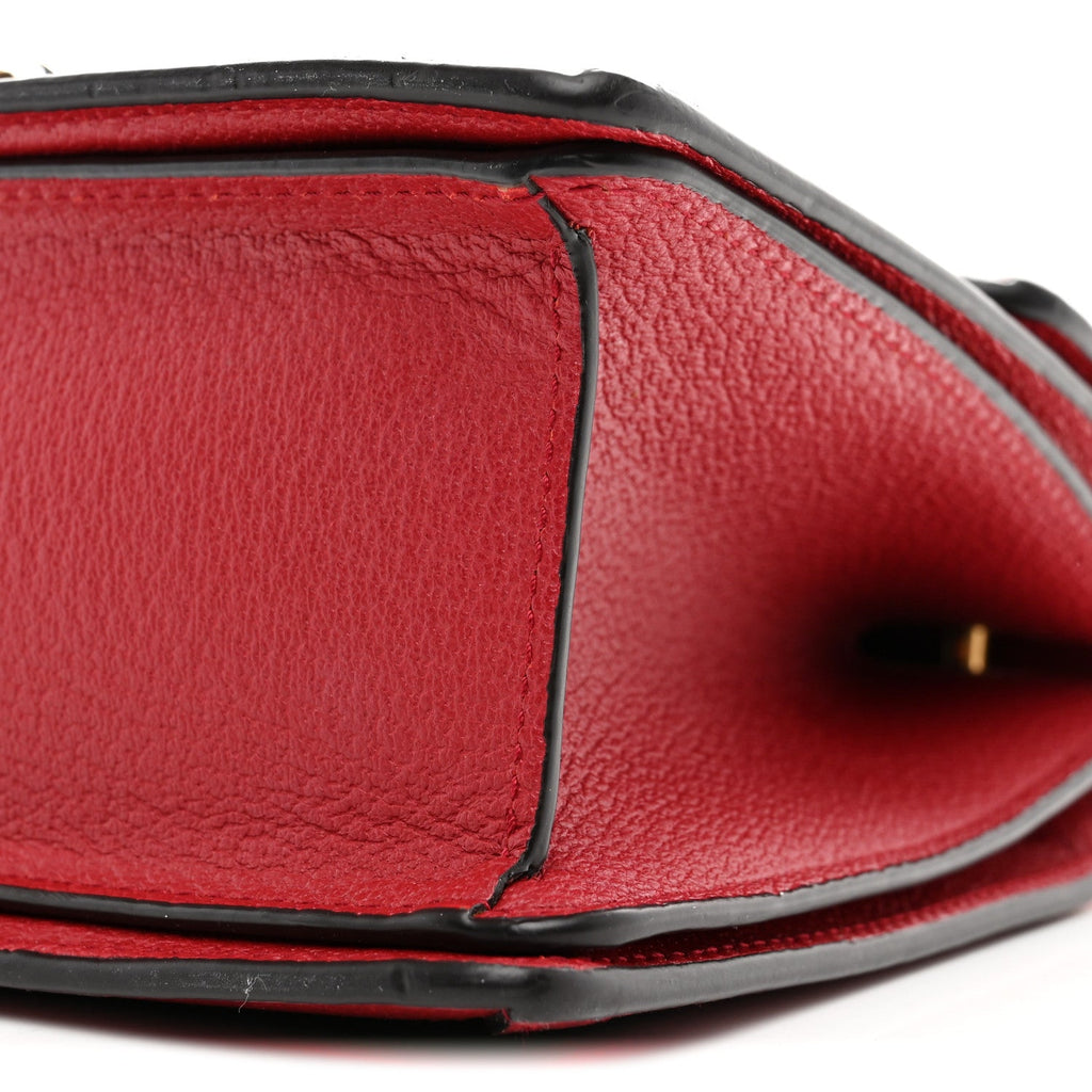 Gucci GG Supreme Monogram Small Queen Margaret Top Handle Bag Red