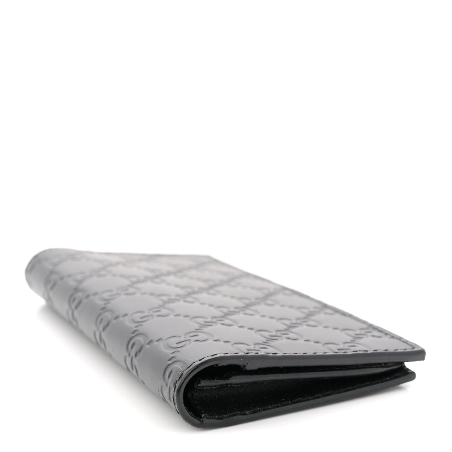 Gucci Guccissima Long Wallet Black