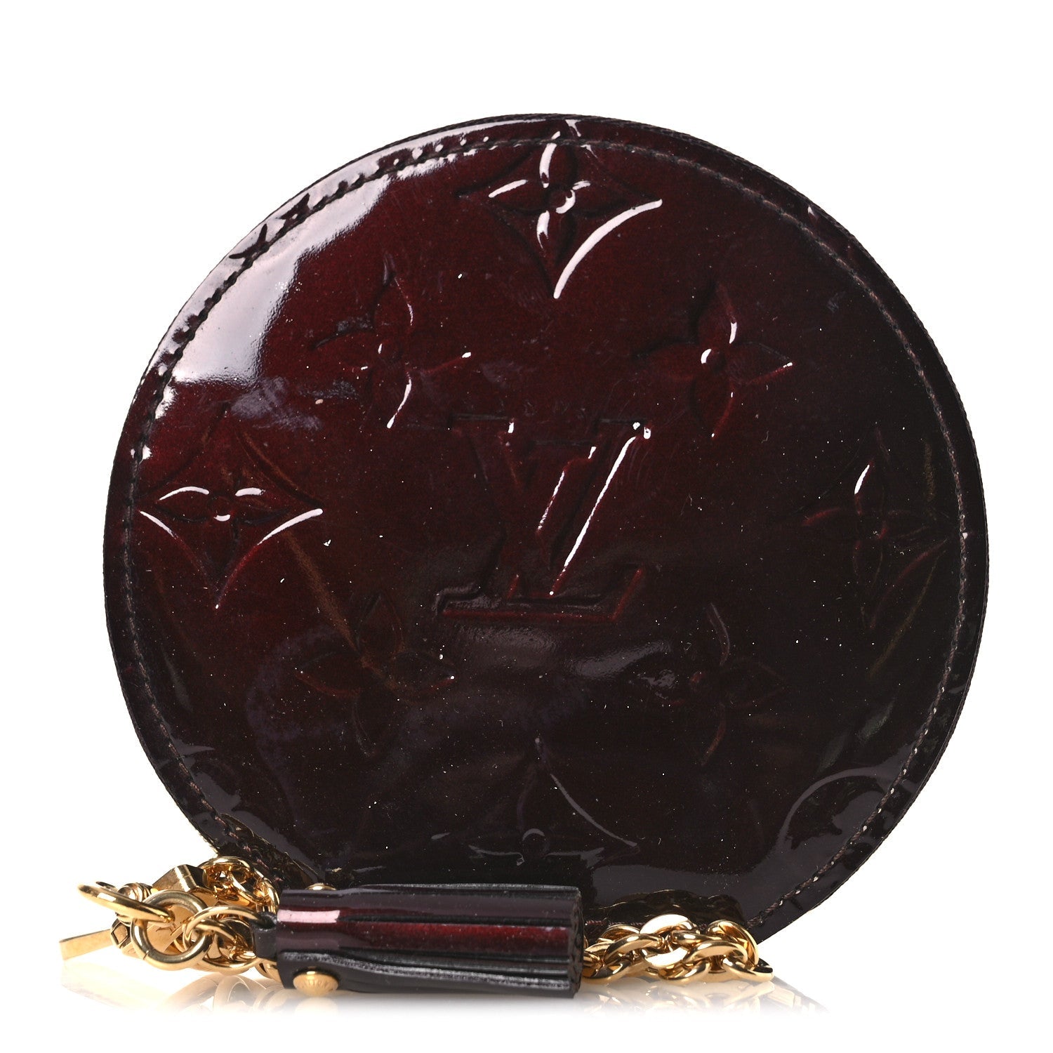Louis Vuitton Vernis Chapeau Coin Purse Amarante