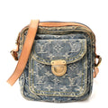 Louis Vuitton Denim Camera Bag Blue