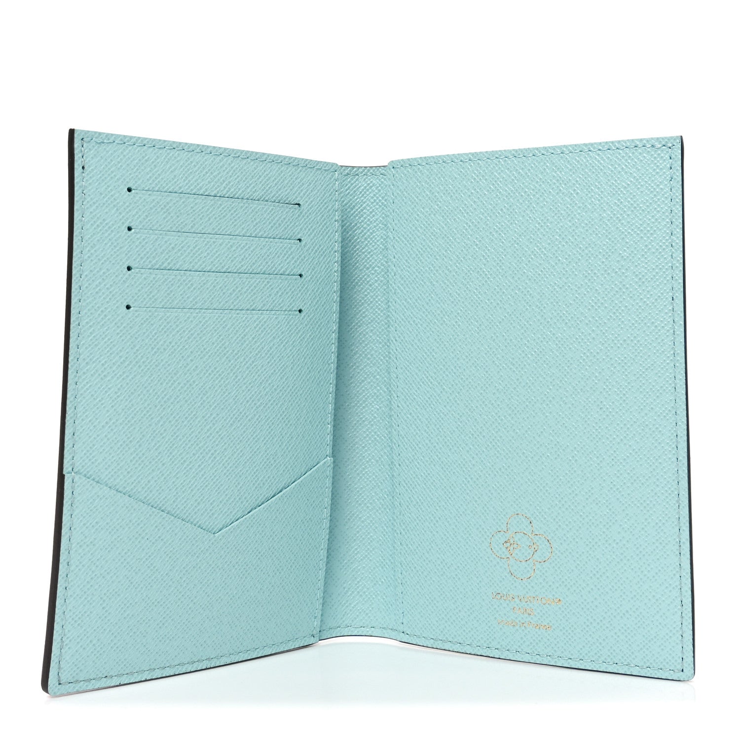 Louis Vuitton Monogram 2025 Christmas Animation Passport Cover Azur Frost
