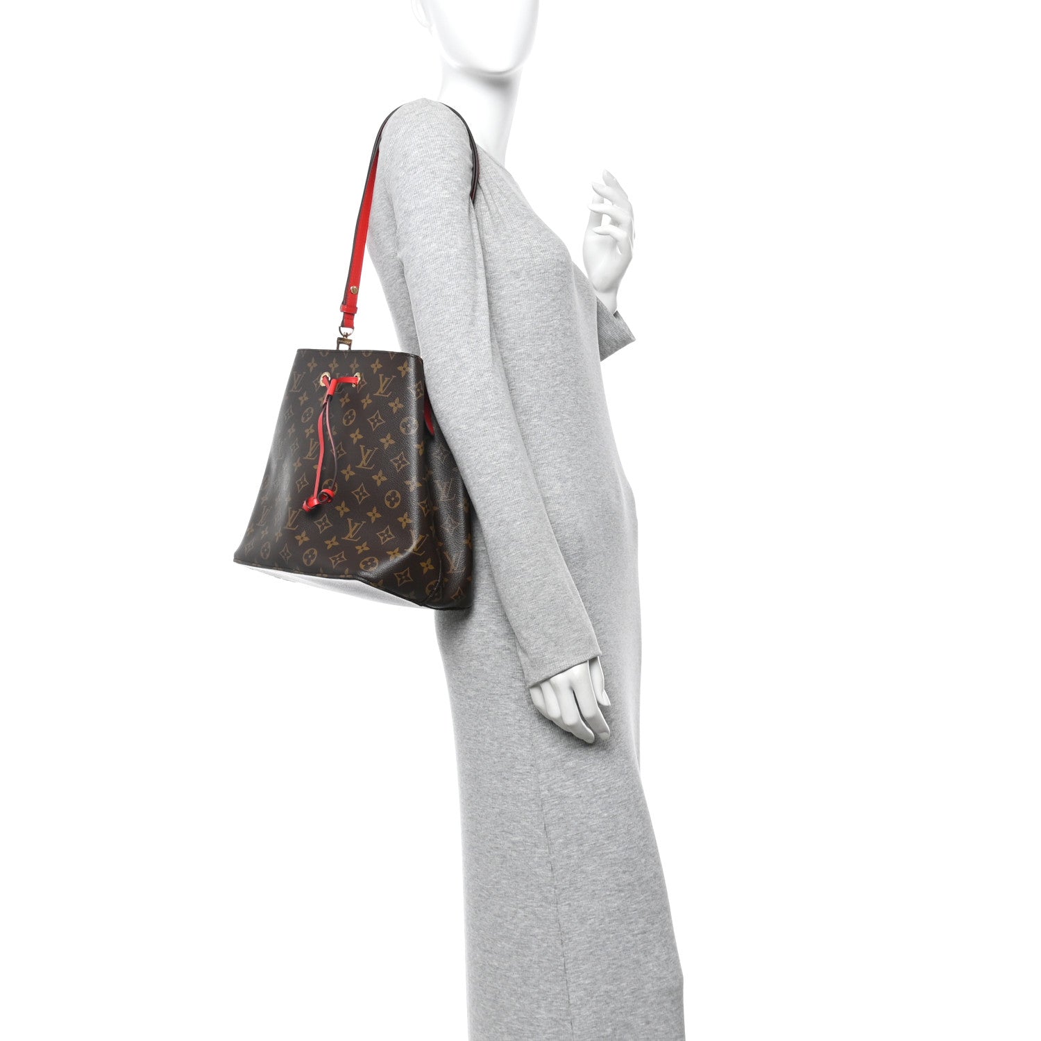 Louis Vuitton Monogram Neonoe MM Coquelicot