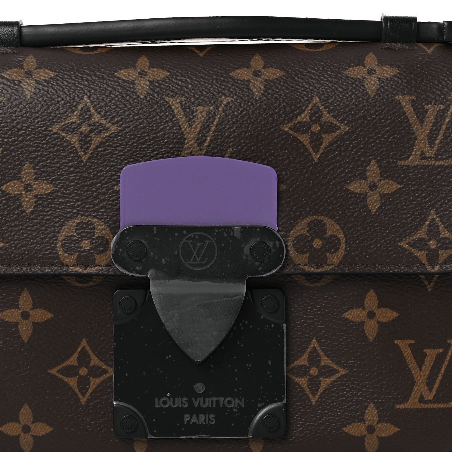 Louis Vuitton Monogram S Lock Sling Bag Purple