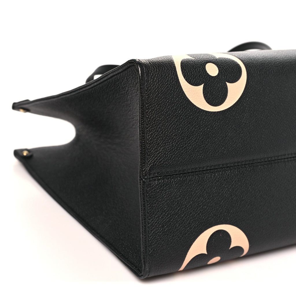 Louis Vuitton Empreinte Monogram Giant Onthego GM Black Beige