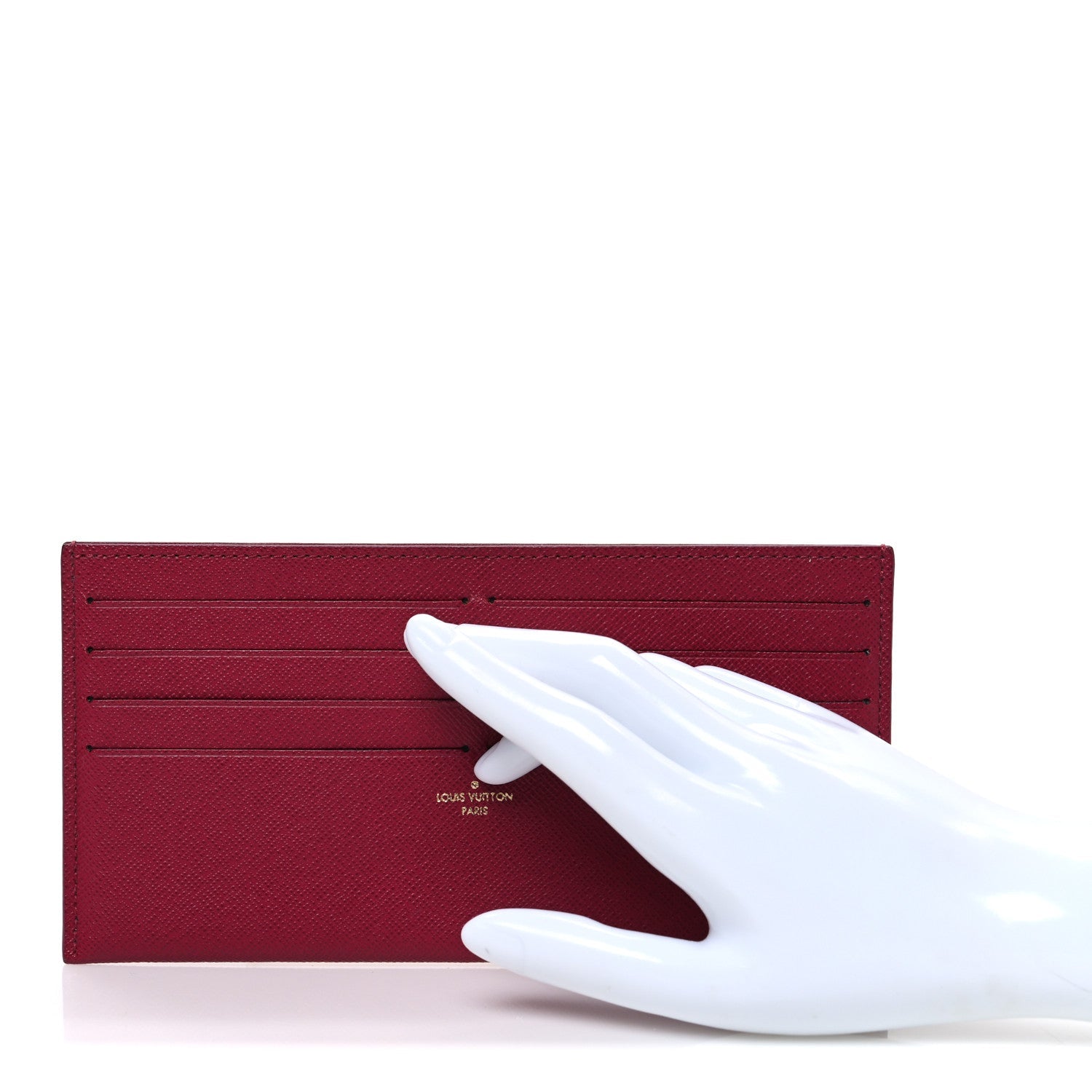 Louis Vuitton Calfskin Felicie Card Holder Insert Fuchsia