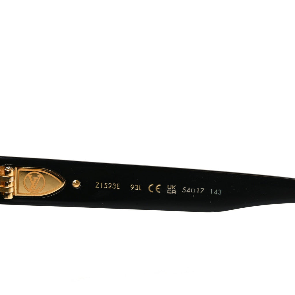 Louis Vuitton Acetate My Monogram Square Sunglasses Z1523E Black