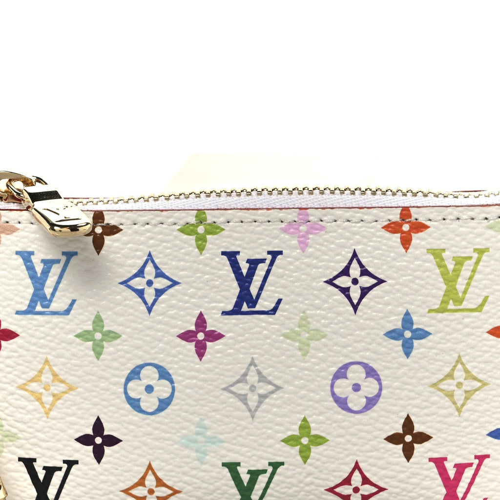 Louis Vuitton LV X TM Monogram Multicolor Key Pouch White