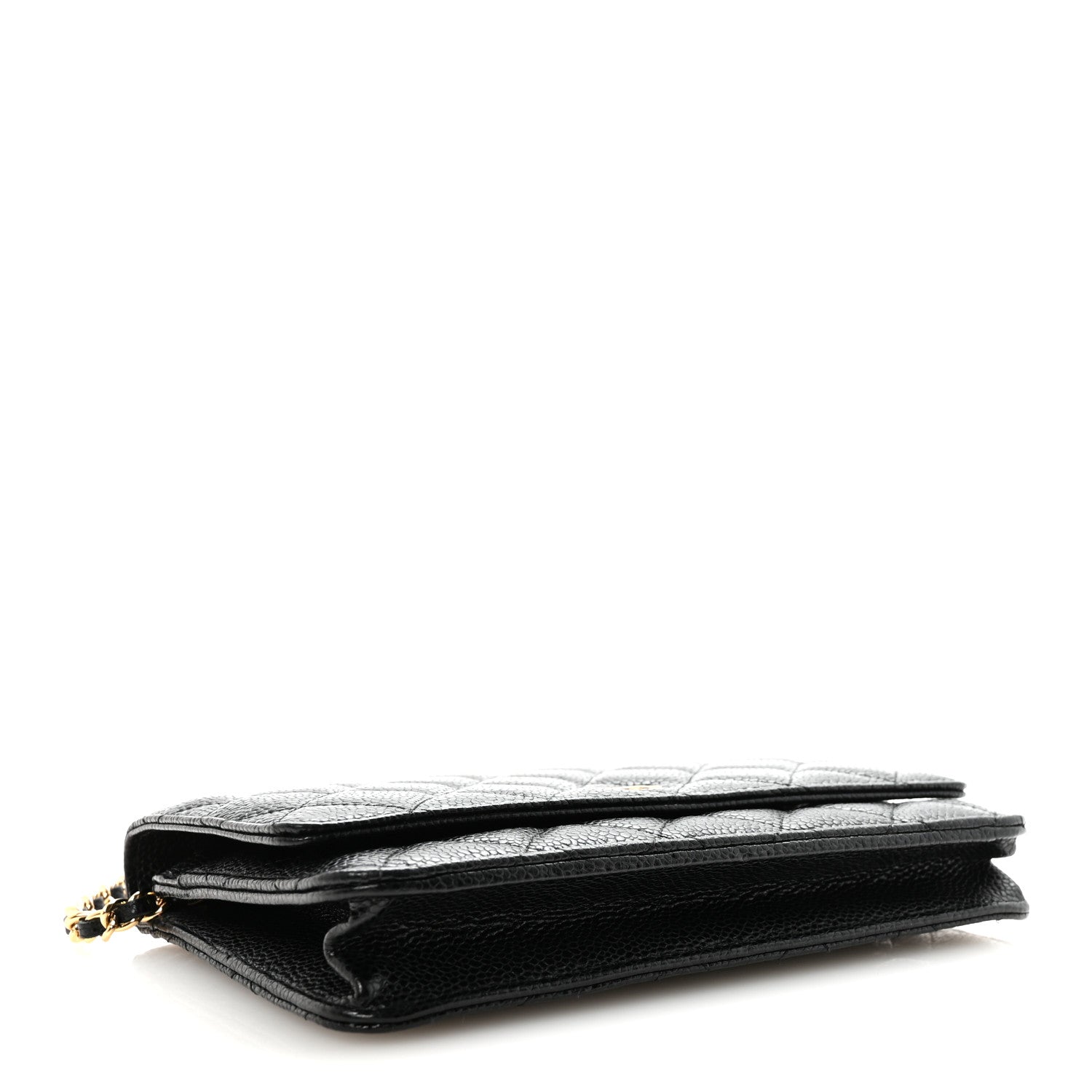 Chanel Caviar Quilted Wallet On Chain WOC Black