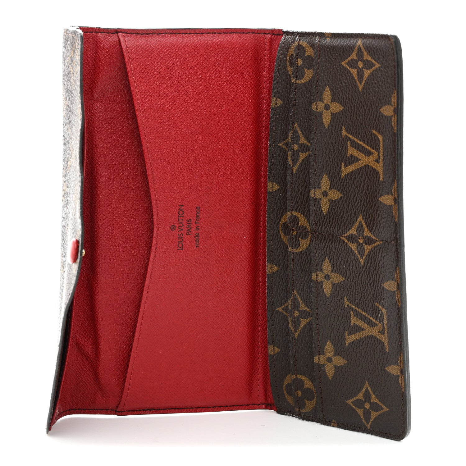 Louis Vuitton Monogram Josephine Wallet Red