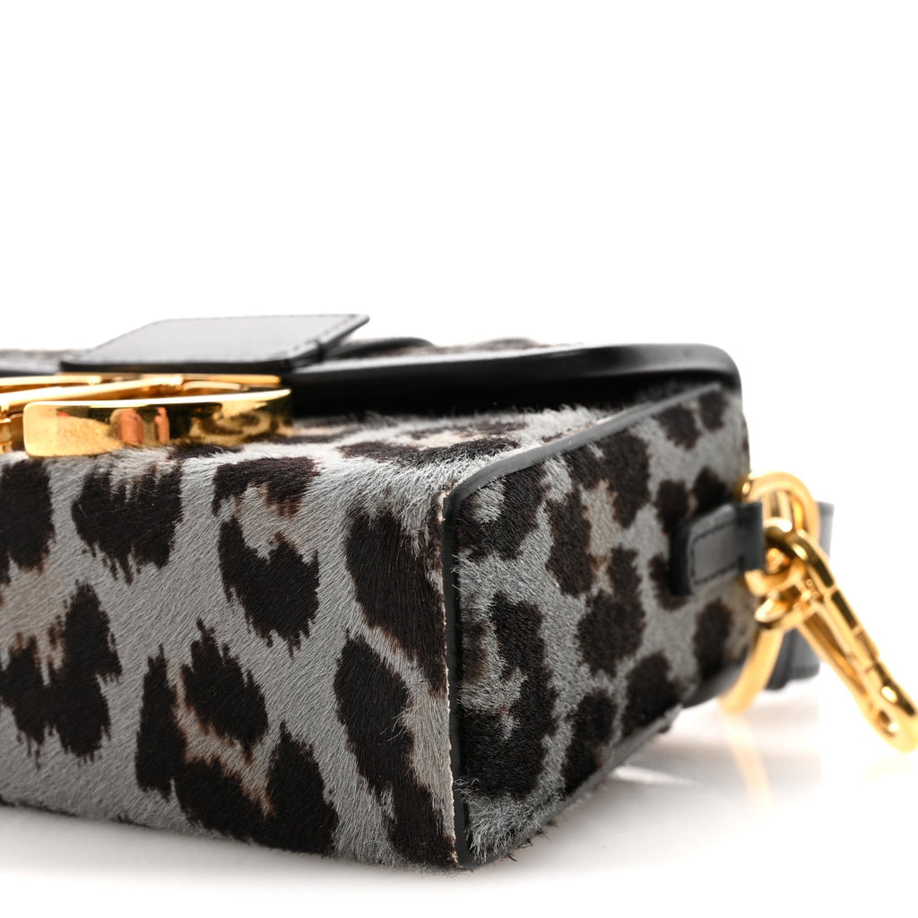 Christian Dior Pony Hair 30 Montaigne Box Bag Blue