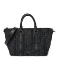 Christian Dior Maxi Oblique Jacquard Weekender 25 Black