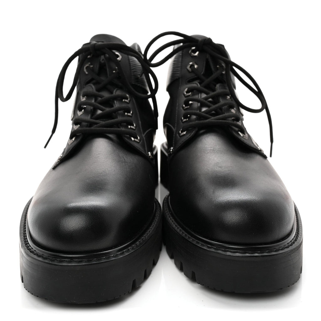Louis Vuitton Calfskin Epi Oberkampf Ankle Boots 9.5 Black
