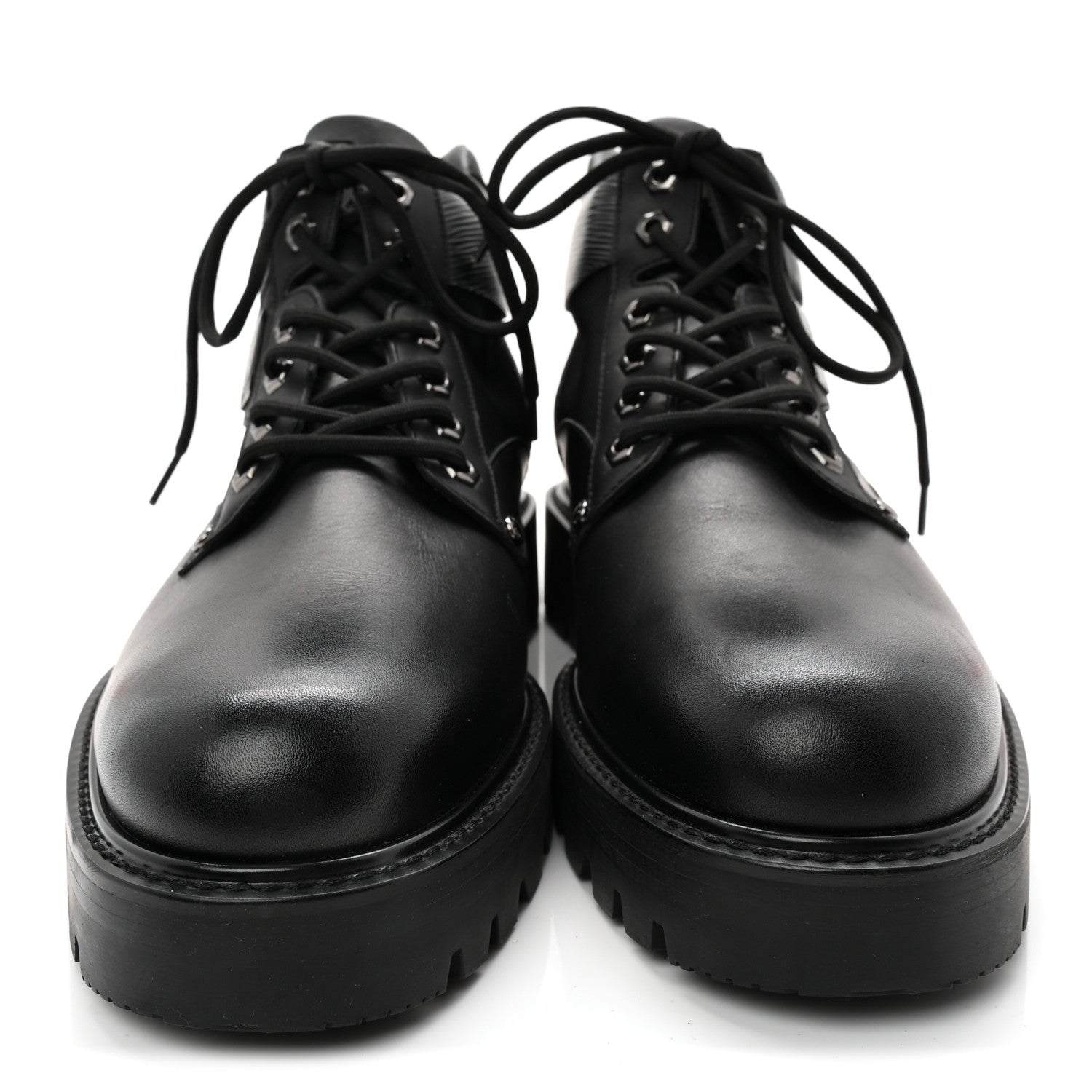 Louis Vuitton Calfskin Epi Oberkampf Ankle Boots 9.5 Black