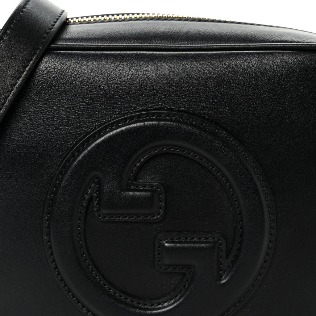 Gucci Sweetbread Calfskin Mini Blondie Bag Black