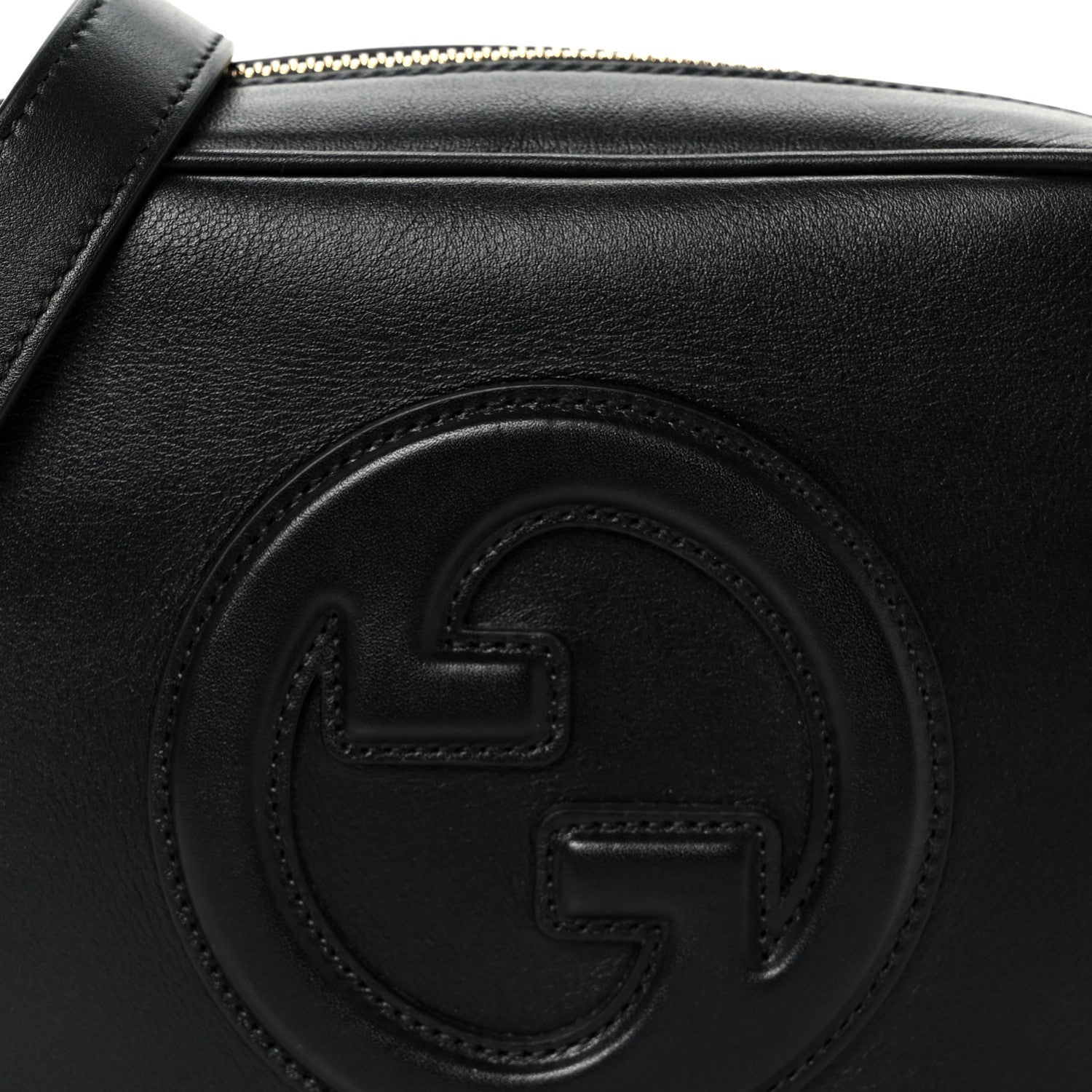 Gucci Sweetbread Calfskin Mini Blondie Bag Black
