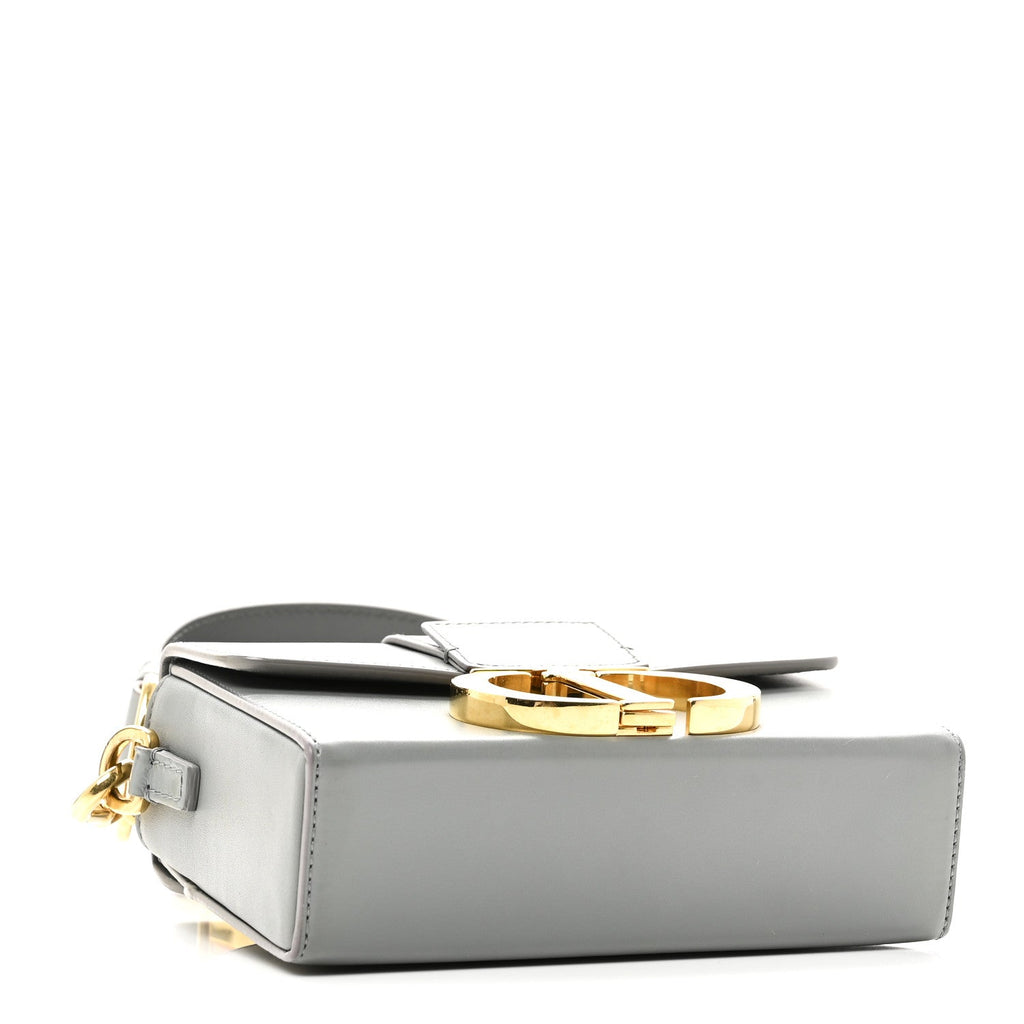 Christian Dior Box Calfskin 30 Montaigne Box Bag Gray