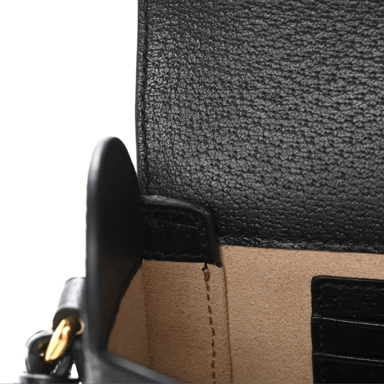 Gucci Calfskin Horsebit 1955 Shoulder Bag Black