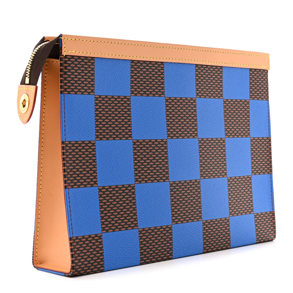 Louis Vuitton Damier Pop Pochette Voyage MM Blue