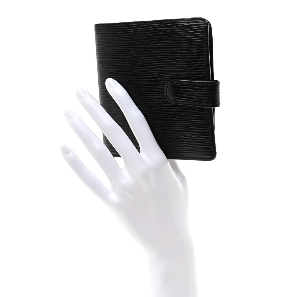 Louis Vuitton Epi Porte-Billets Compact Wallet Black