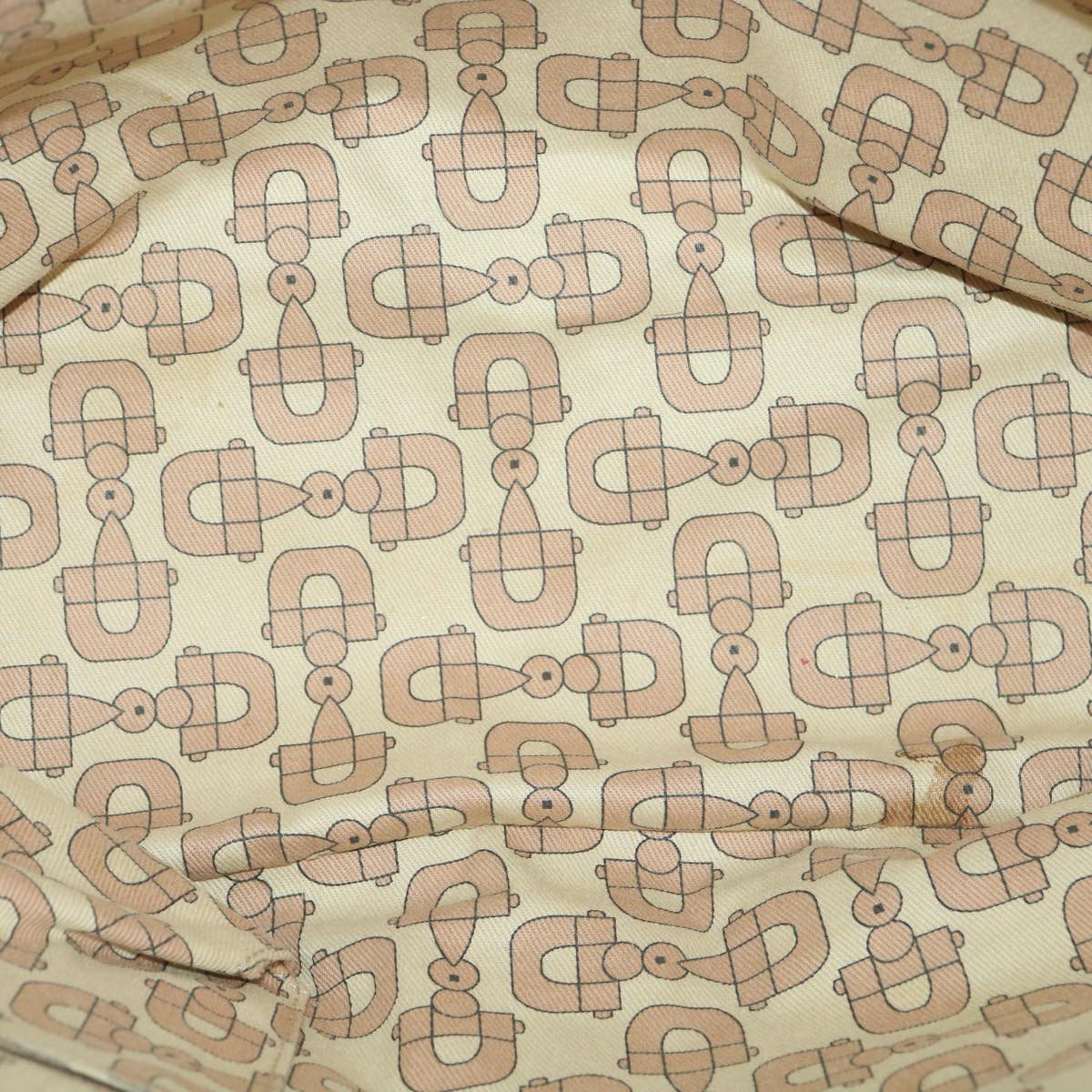 GUCCI GG Canvas Tote Bag Beige Gold 137396  ac1626