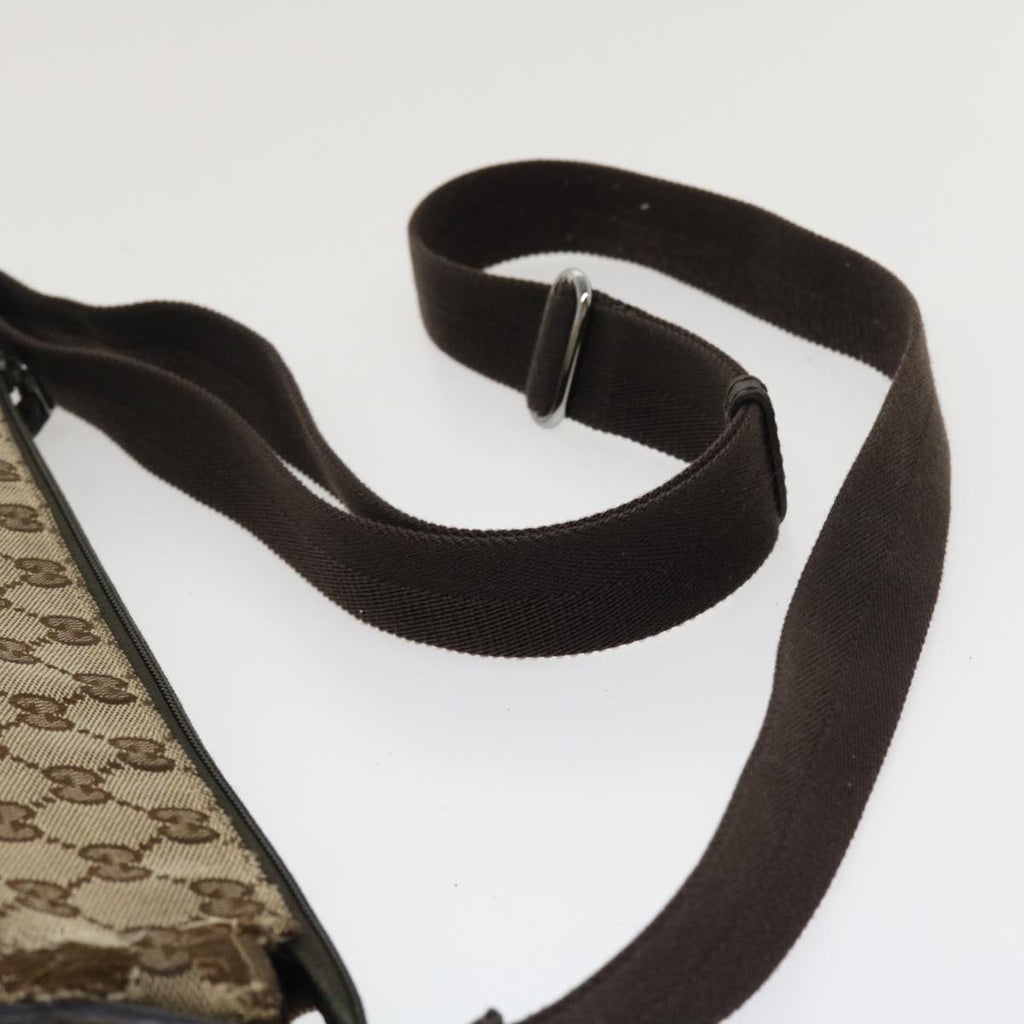 GUCCI GG Canvas Shoulder Bag Canvas Beige Brown 145856  ac1754