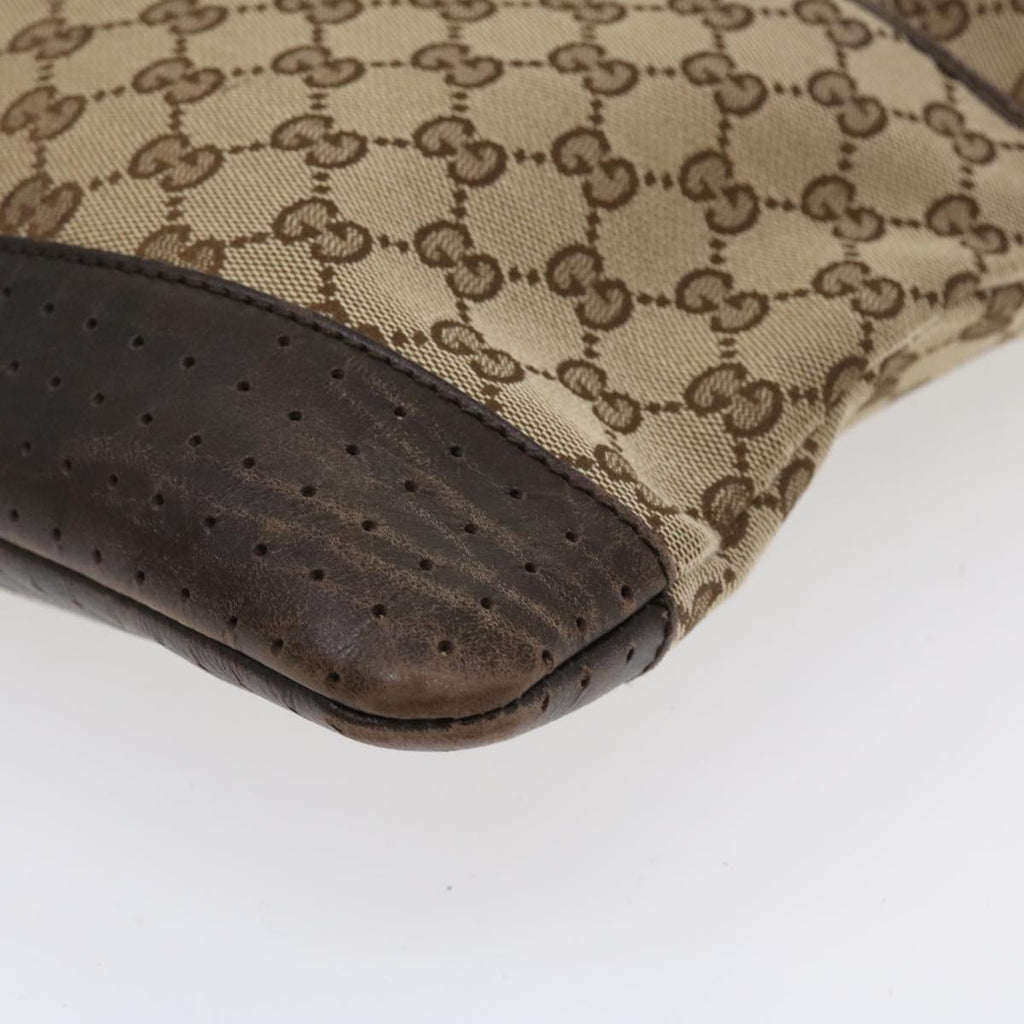 GUCCI GG Canvas Shoulder Bag Canvas Beige Brown 145856  ac1754