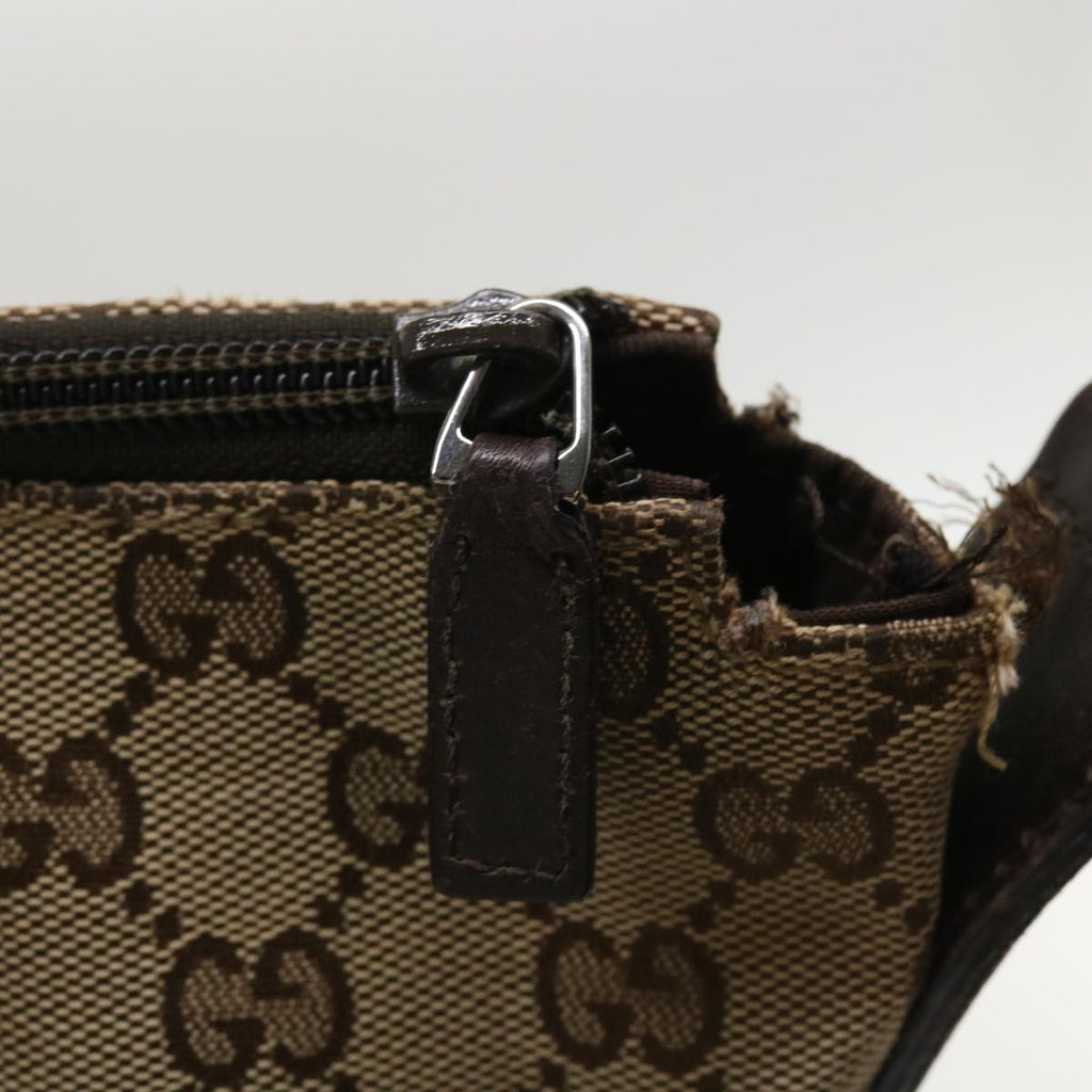 GUCCI GG Canvas Shoulder Bag Canvas Beige Brown 145856  ac1754