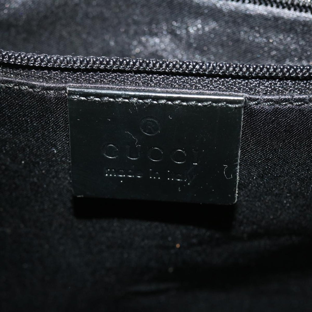 GUCCI Shoulder Bag Canvas Black 3297  ac1758
