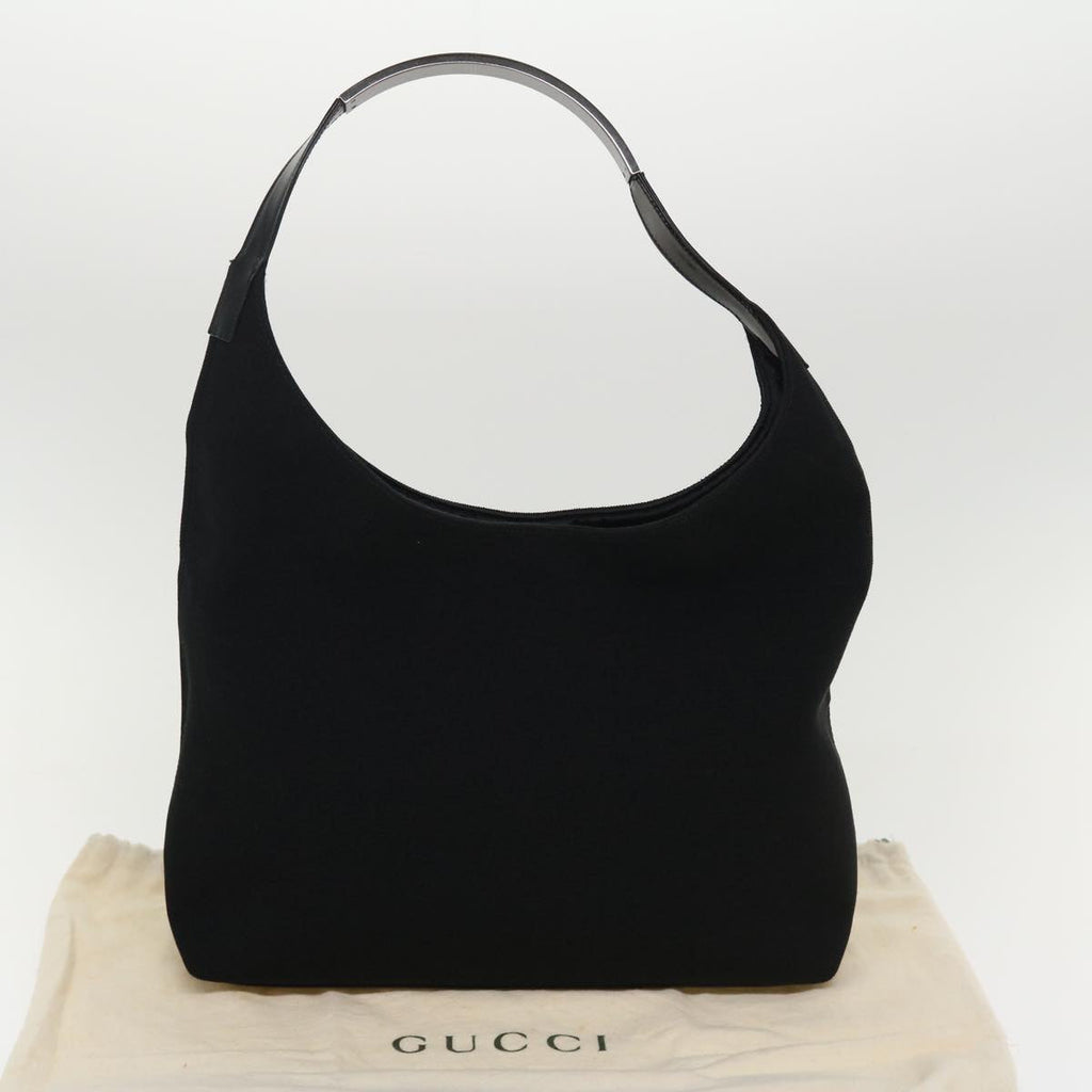 GUCCI Shoulder Bag Canvas Black 3297  ac1758