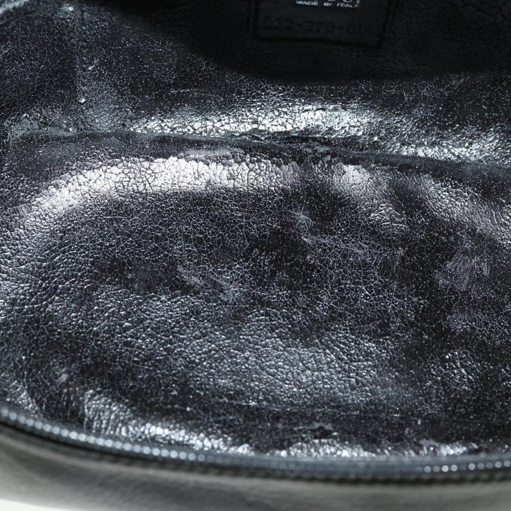 GUCCI Vanity Cosmetic Pouch Leather Black 032 270 0141  ac1828