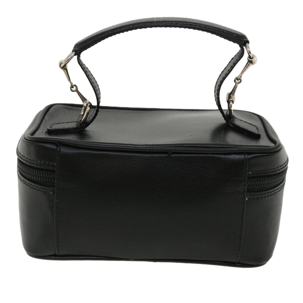 GUCCI Vanity Cosmetic Pouch Leather Black 032 270 0141  ac1828