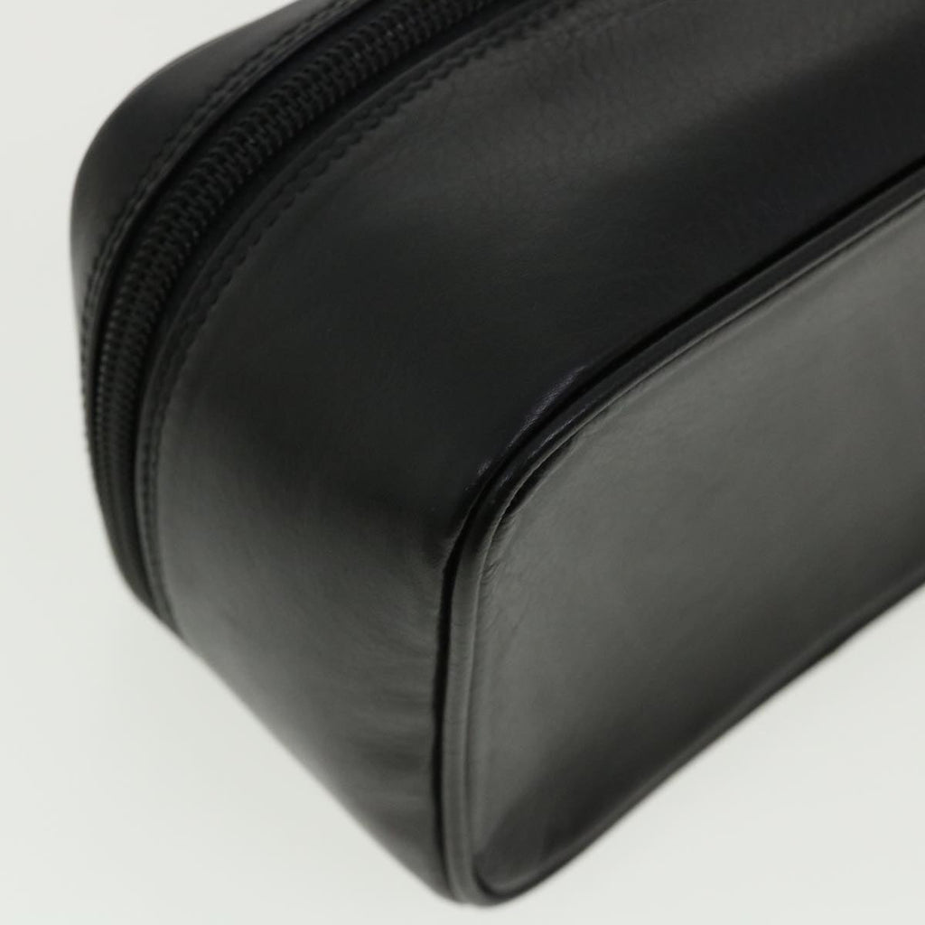 GUCCI Vanity Cosmetic Pouch Leather Black 032 270 0141  ac1828