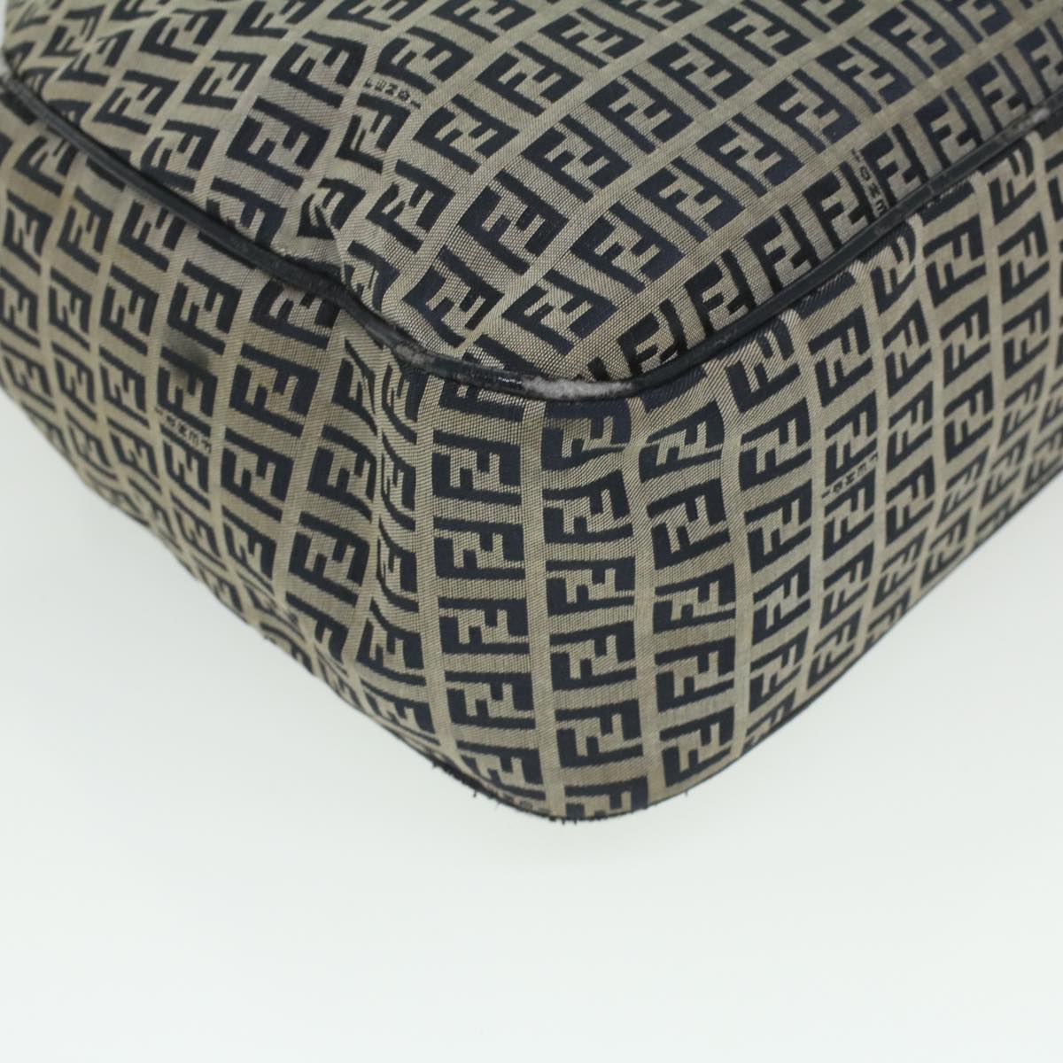 FENDI Zucchino Canvas Hand Bag Navy 71-16533-0-012  ac1835