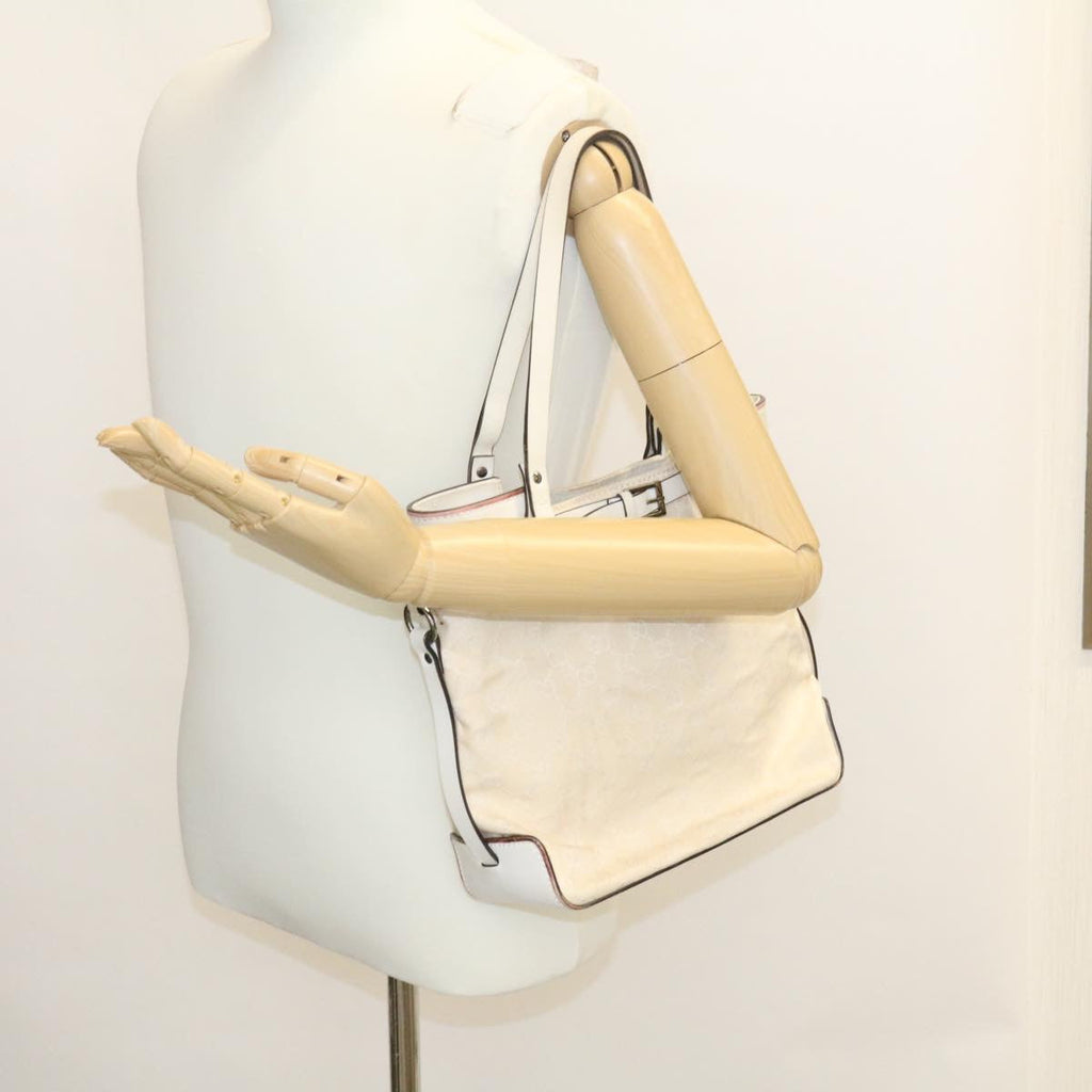 GUCCI GG Canvas Tote Bag Beige  ac193