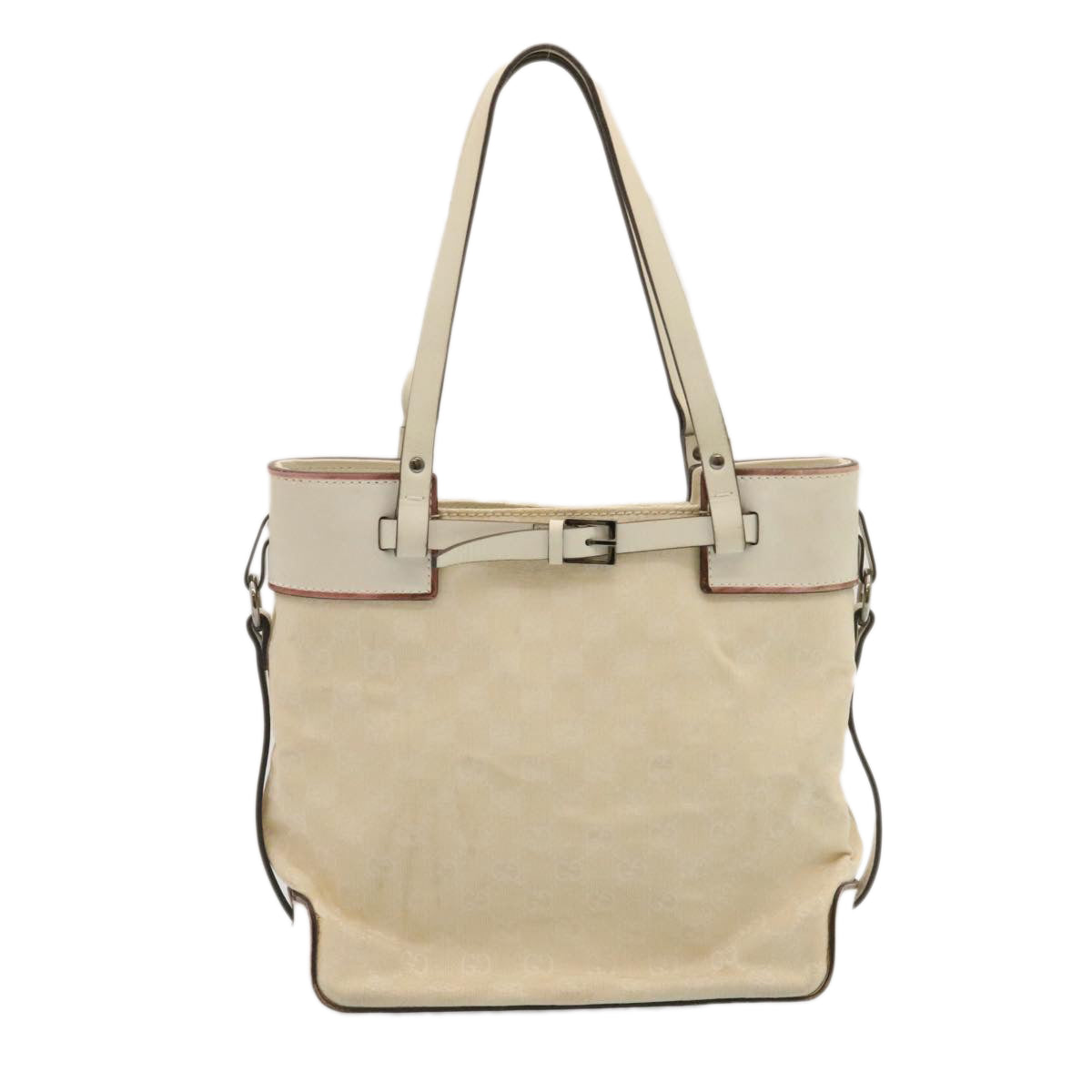 GUCCI GG Canvas Tote Bag Beige  ac193