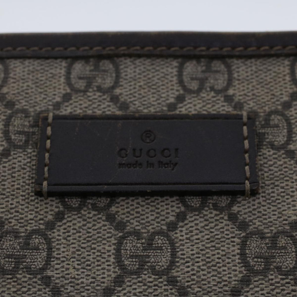 GUCCI GG Canvas Tote Bag PVC Leather Beige 211138  ac1991