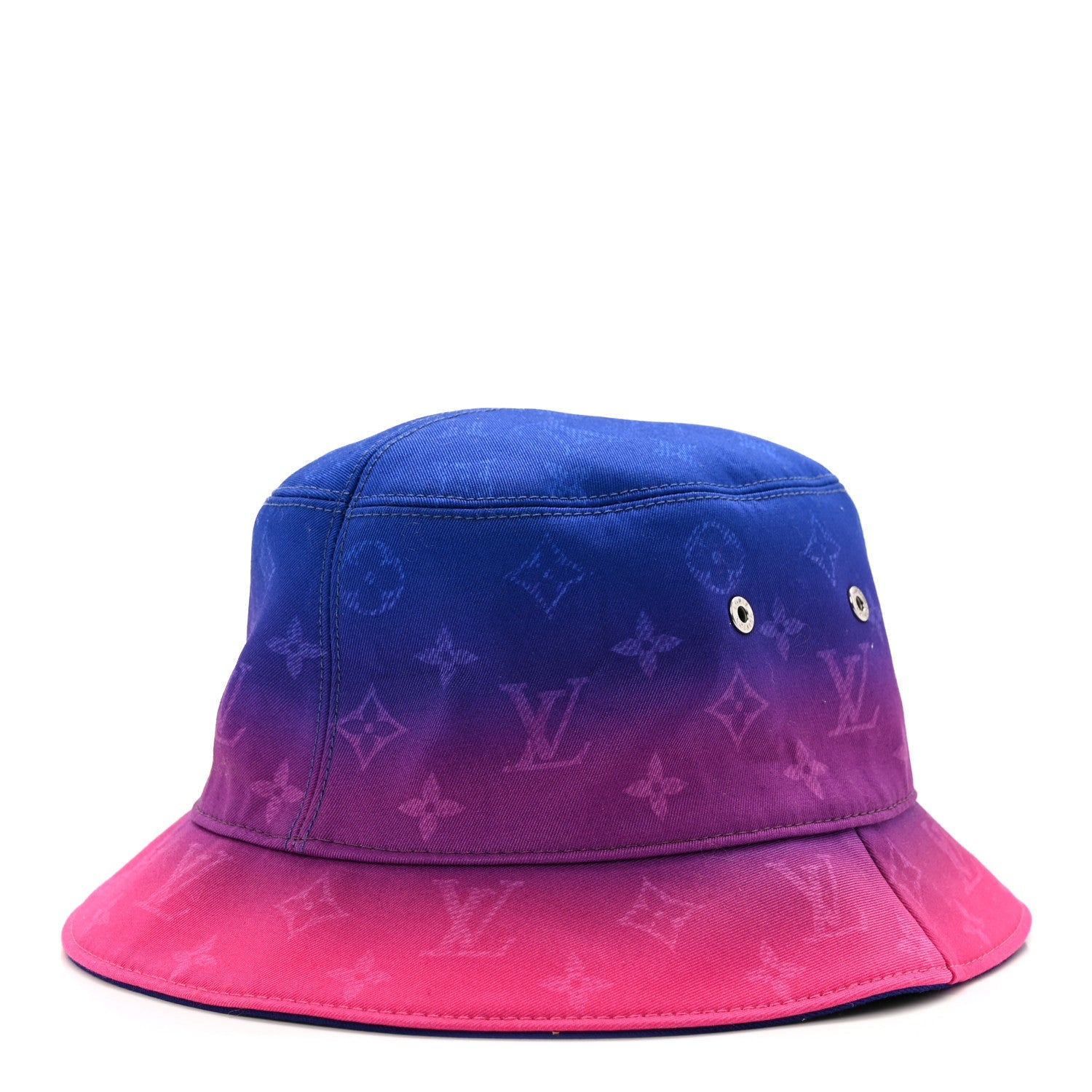 Louis Vuitton Monogram Illusion Reversible Bucket Hat M Pink Purple
