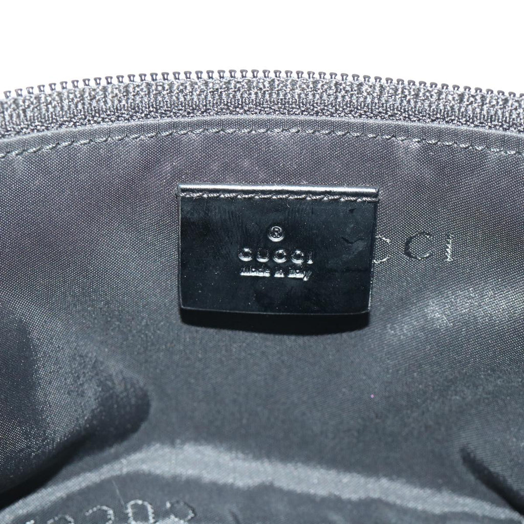 GUCCI Vanity Cosmetic Pouch Nylon Black 0390951 001998  ac2023