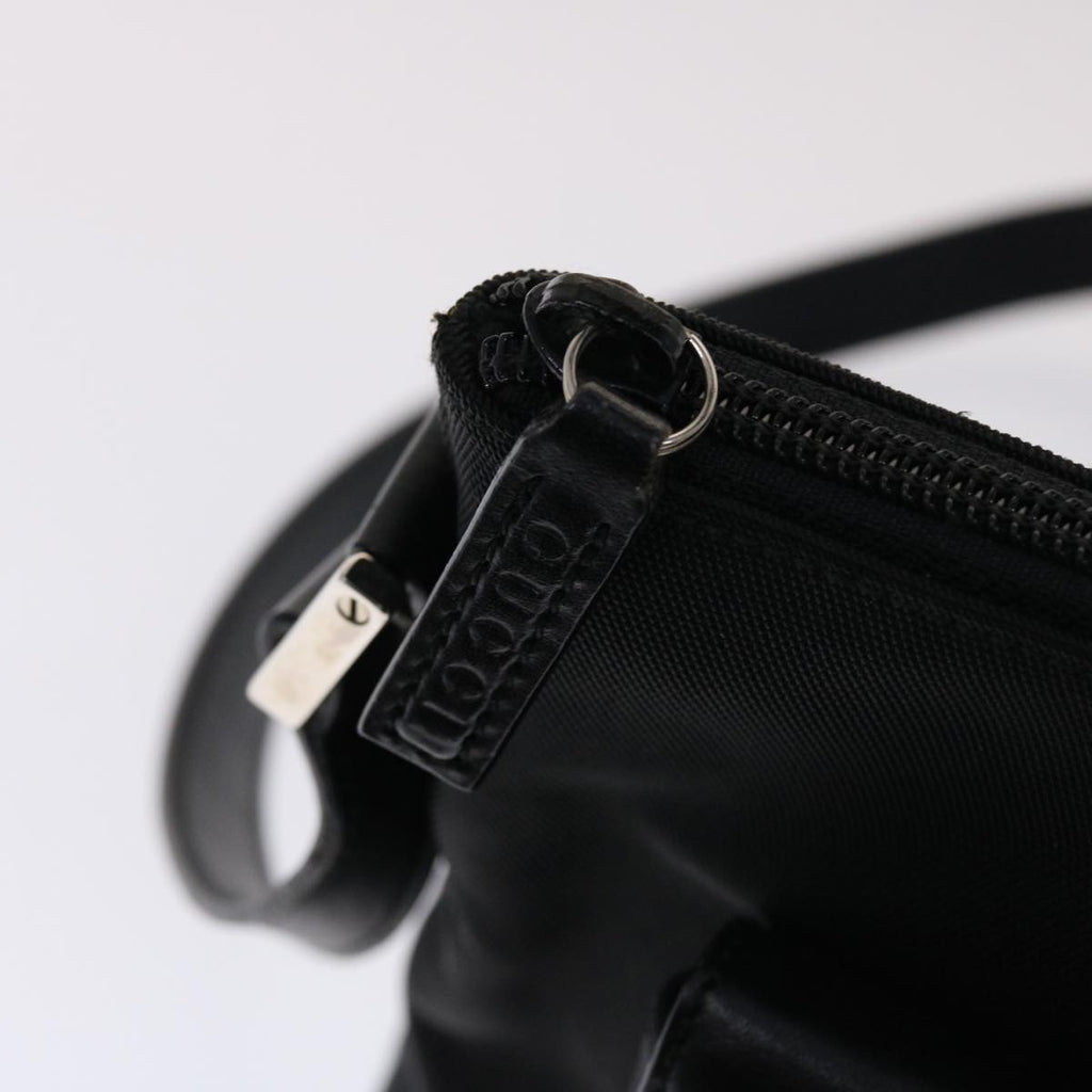 GUCCI Shoulder Bag Nylon Leather Black 00228650504  ac2038