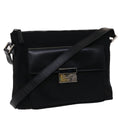 GUCCI Shoulder Bag Nylon Leather Black 00228650504  ac2038