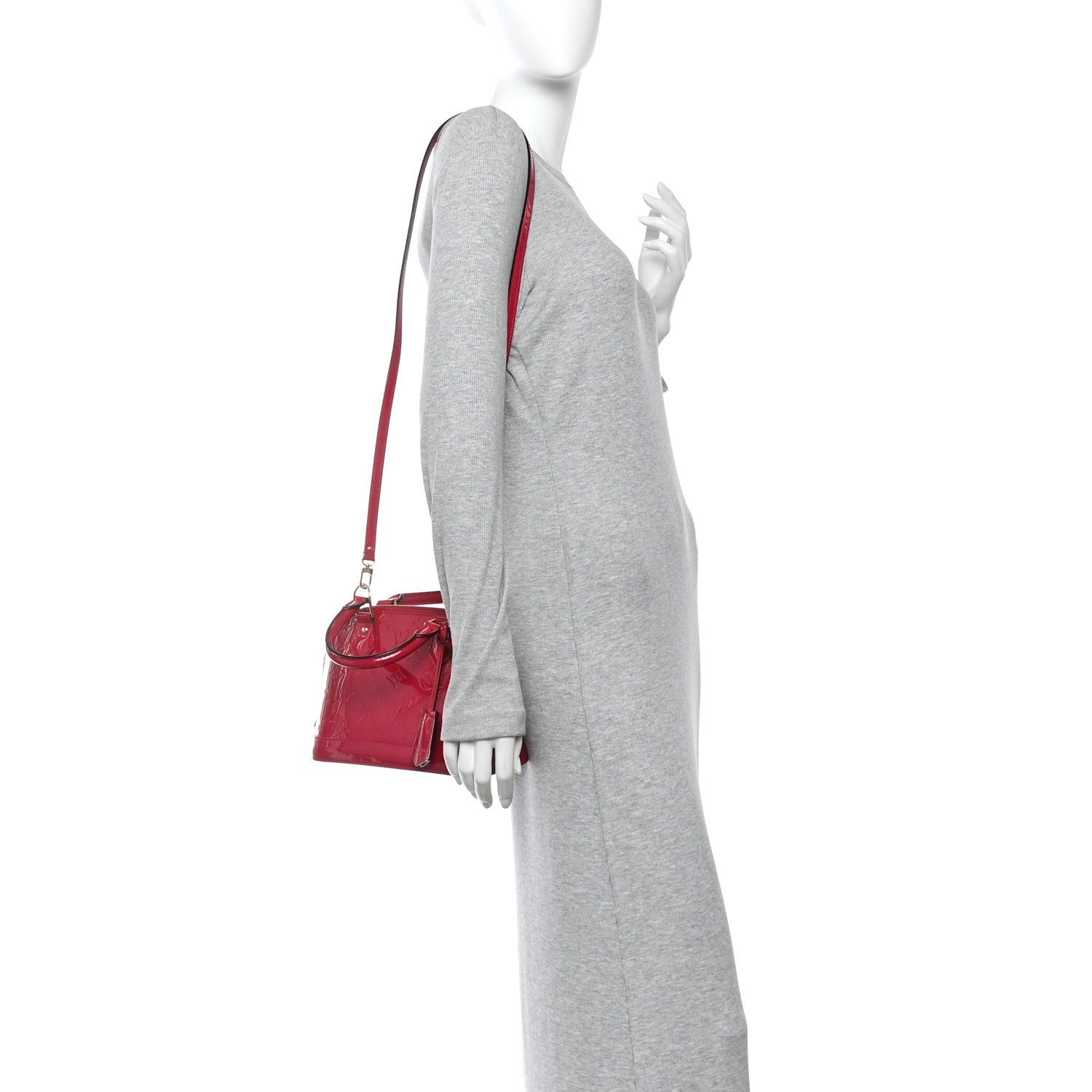 Louis Vuitton Vernis Alma BB Rose Indien