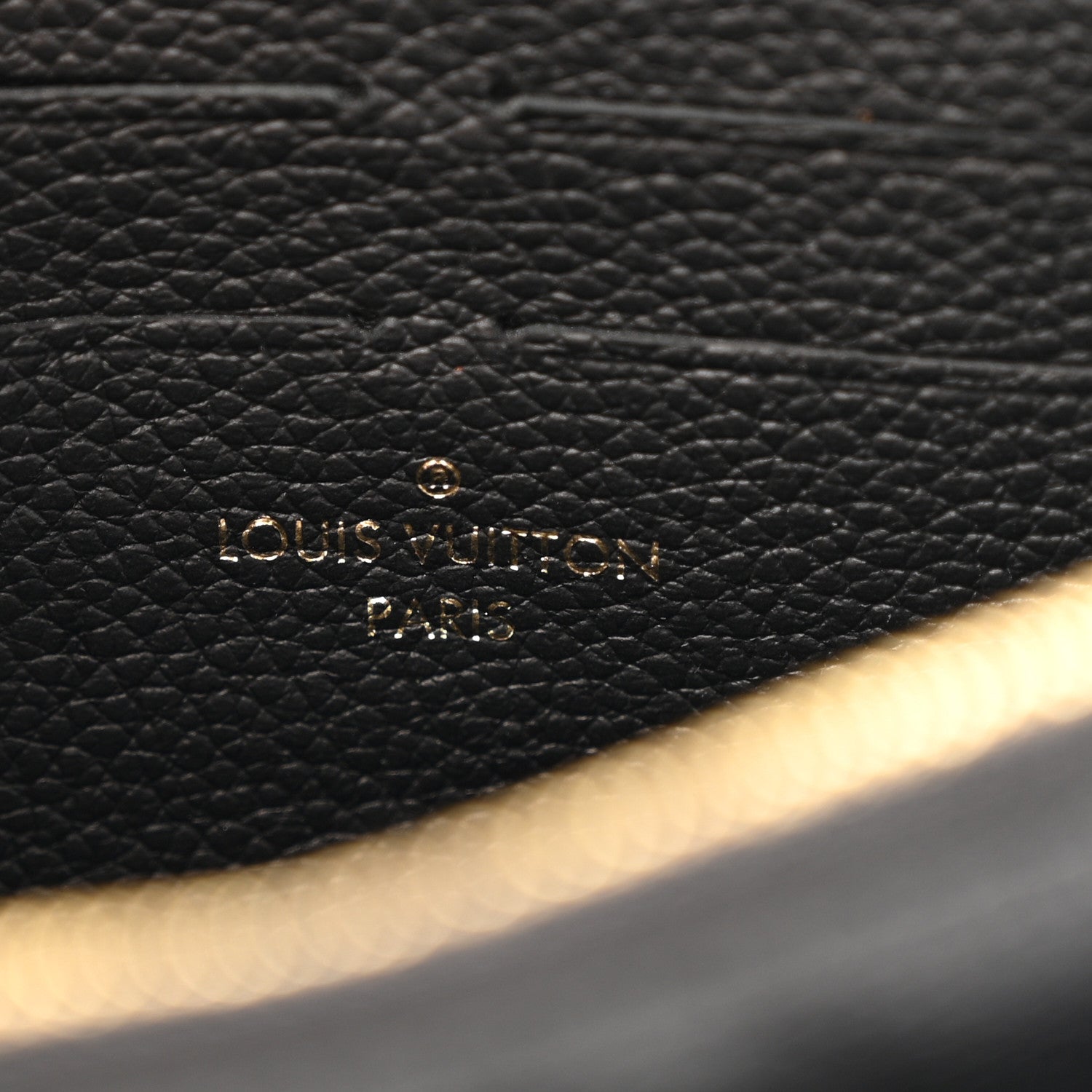 Louis Vuitton Empreinte Vavin Chain Wallet Black