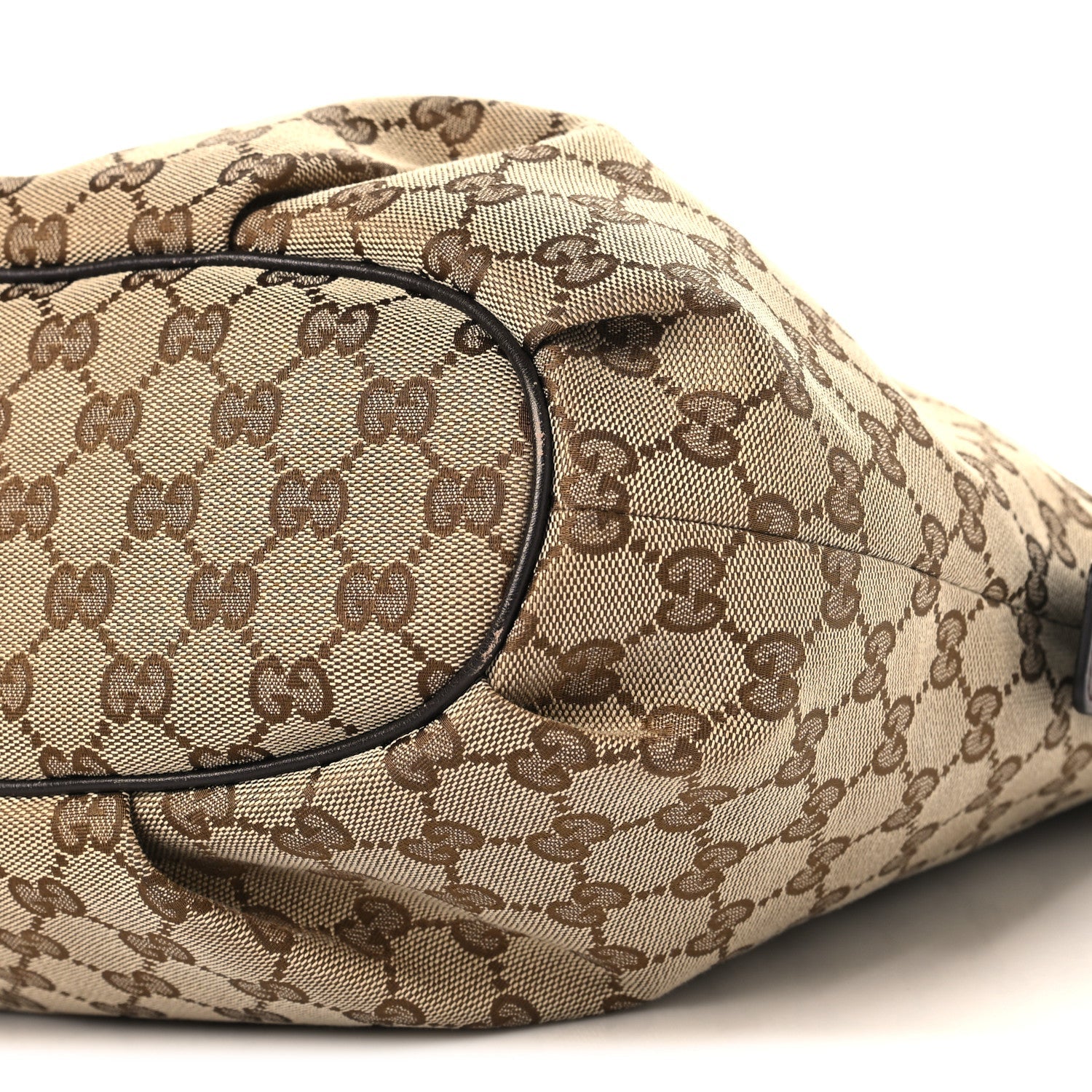 Gucci Monogram Messenger Bag Dark Brown