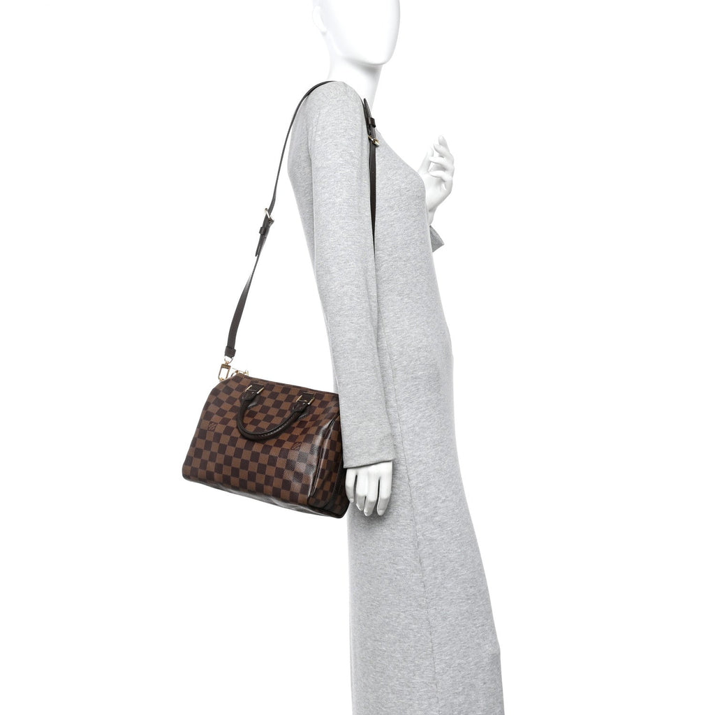 Louis Vuitton Damier Ebene Speedy Bandouliere 25