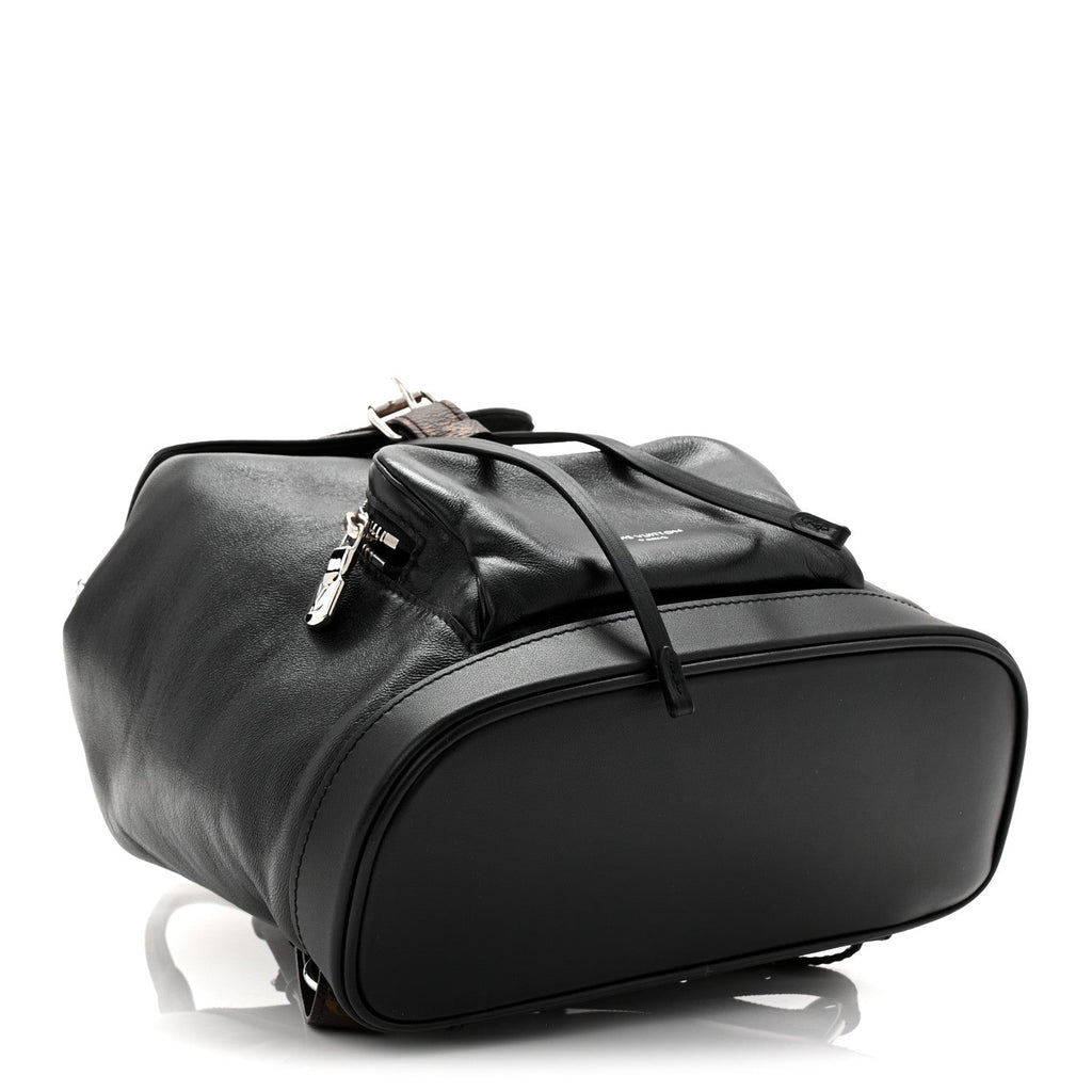 Louis Vuitton Lambskin Monogram Montsouris Vibe PM Black