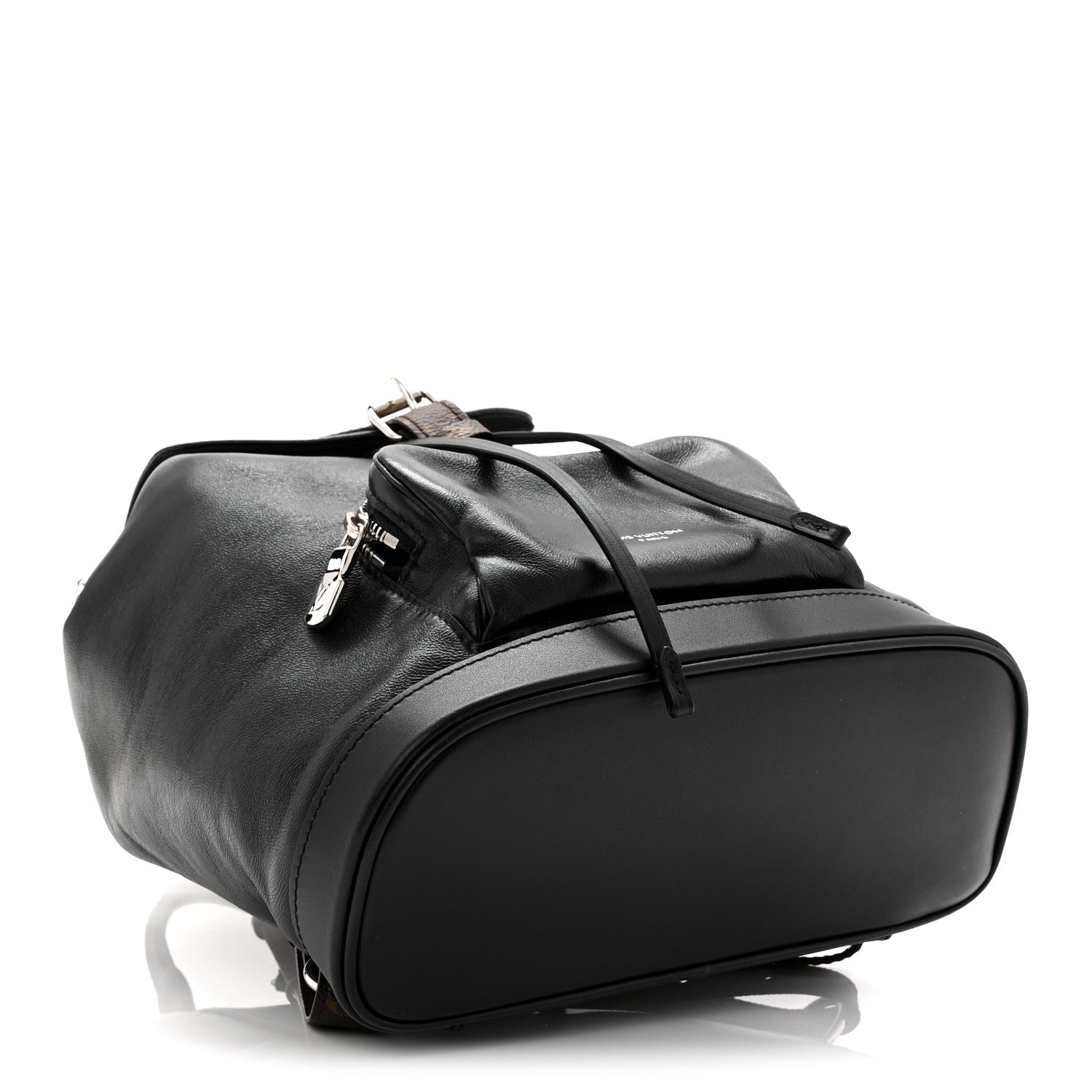 Louis Vuitton Lambskin Monogram Montsouris Vibe PM Black