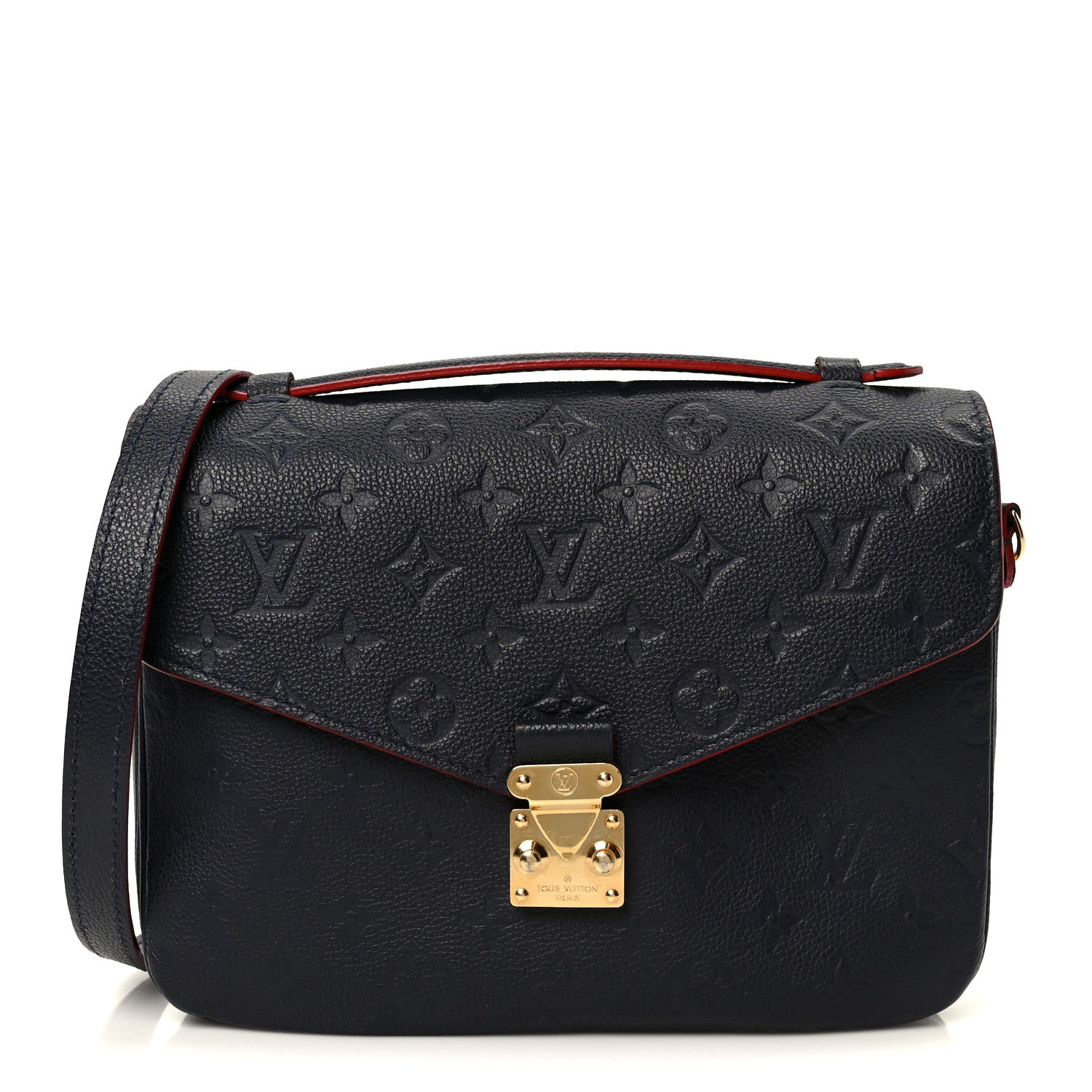Louis Vuitton Empreinte Pochette Metis Marine Rouge