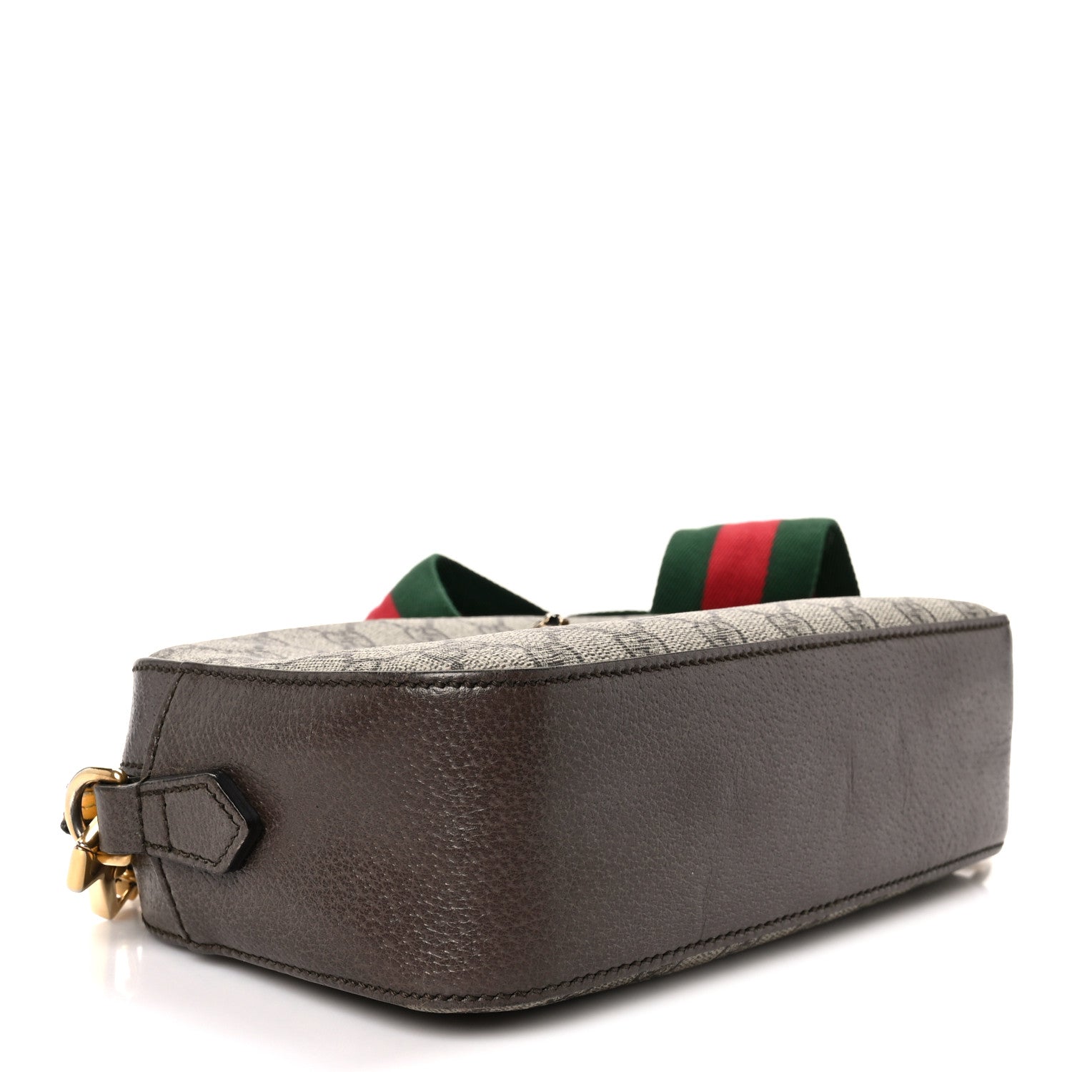 Gucci GG Supreme Monogram Web Neo Vintage Shoulder Bag Beige New Acero Crop