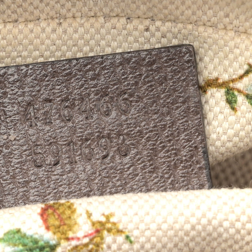 Gucci GG Supreme Monogram Web Neo Vintage Shoulder Bag Beige New Acero Crop